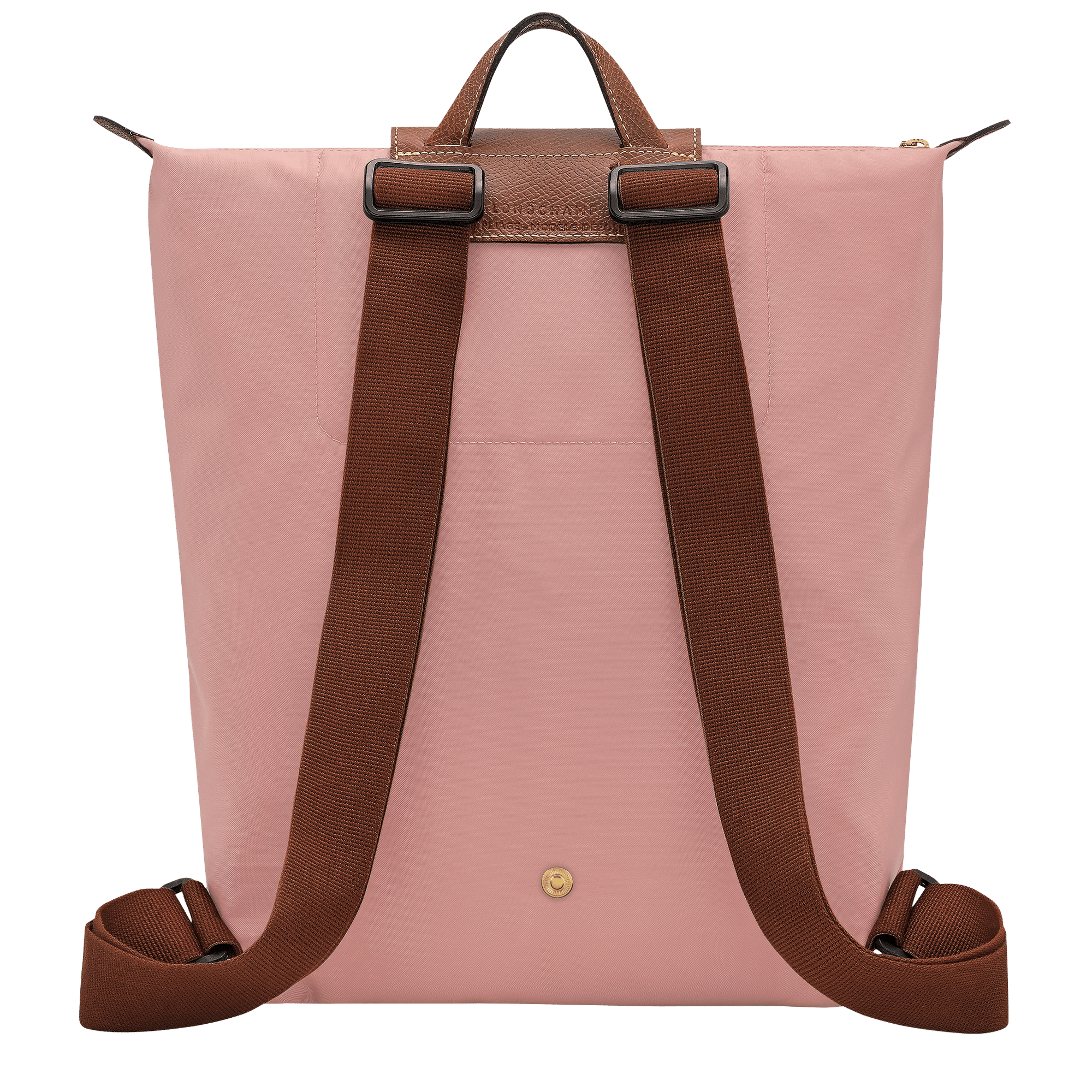 Long Champ Longchamp Le Pliage Original M Backpack Pink Tea