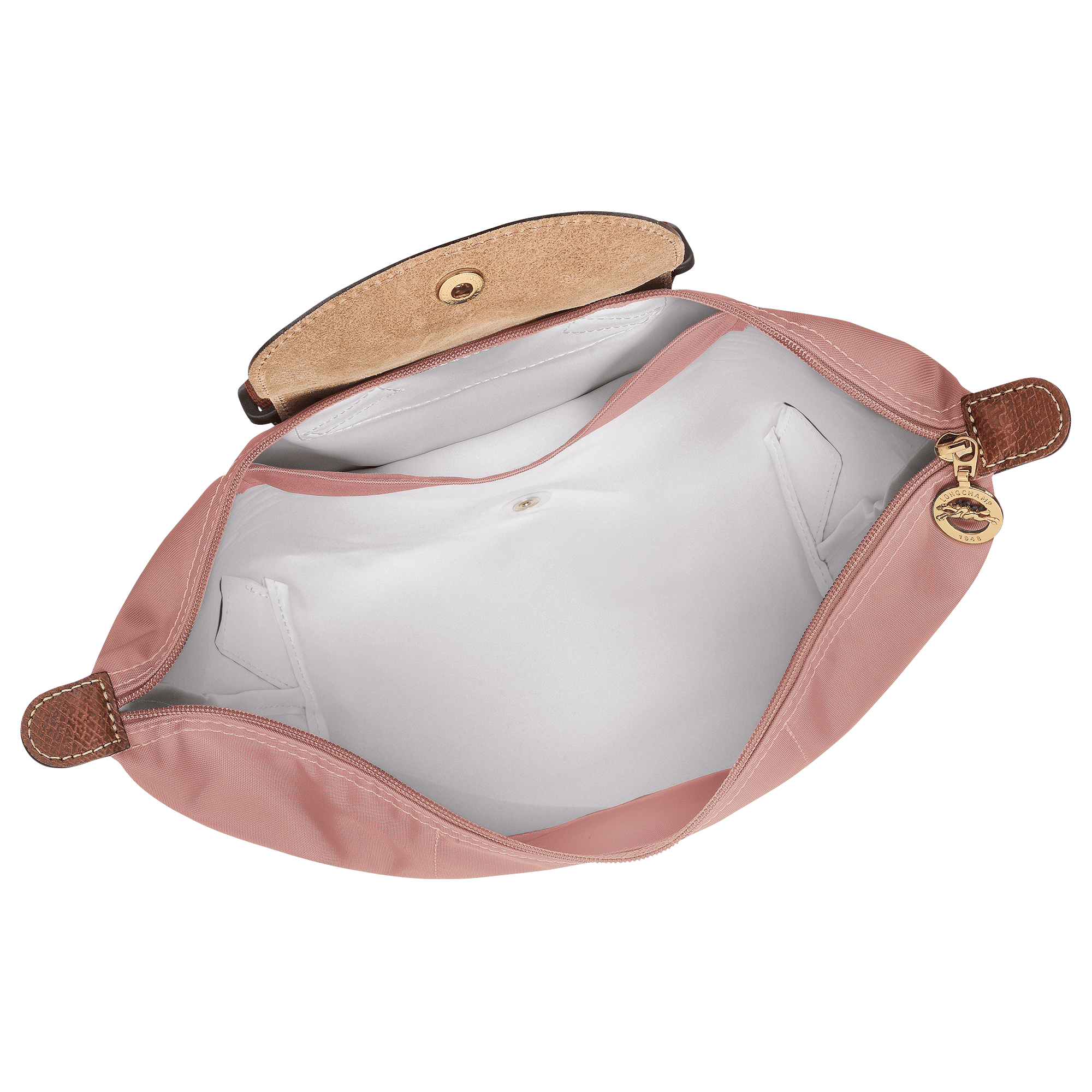 Long Champ Longchamp Le Pliage Original M Backpack Pink Tea