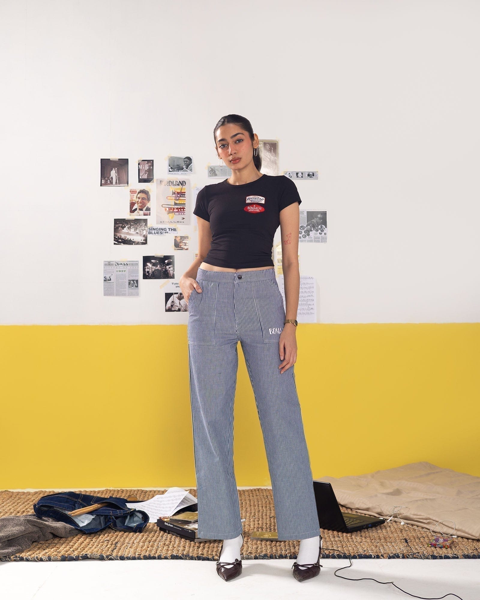Bomaachi Certified Legend Black Crop Top