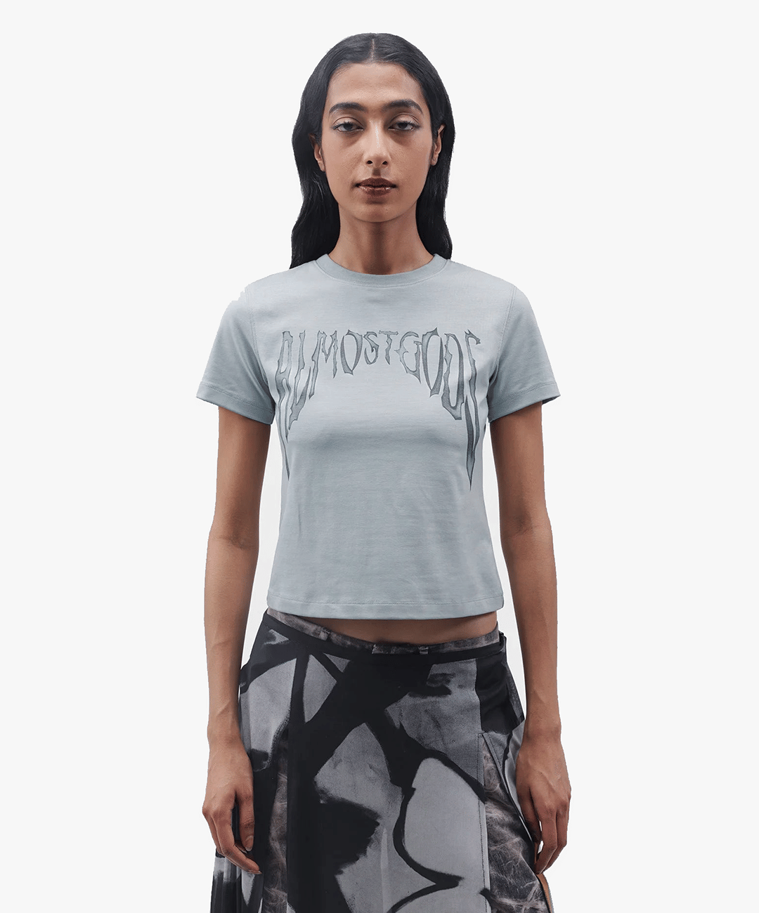 ALMOST GODS | GOTHIC RELAXED T-Shirt { ICE