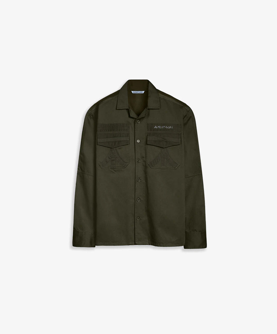 ALMOST GODS | MILITARY OVERSHIRT { OLIVE