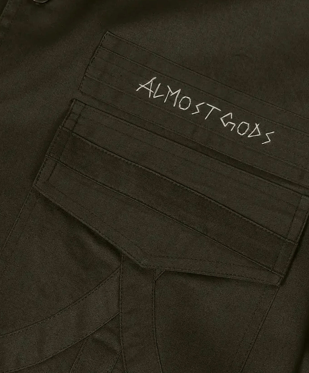 ALMOST GODS | MILITARY OVERSHIRT { OLIVE