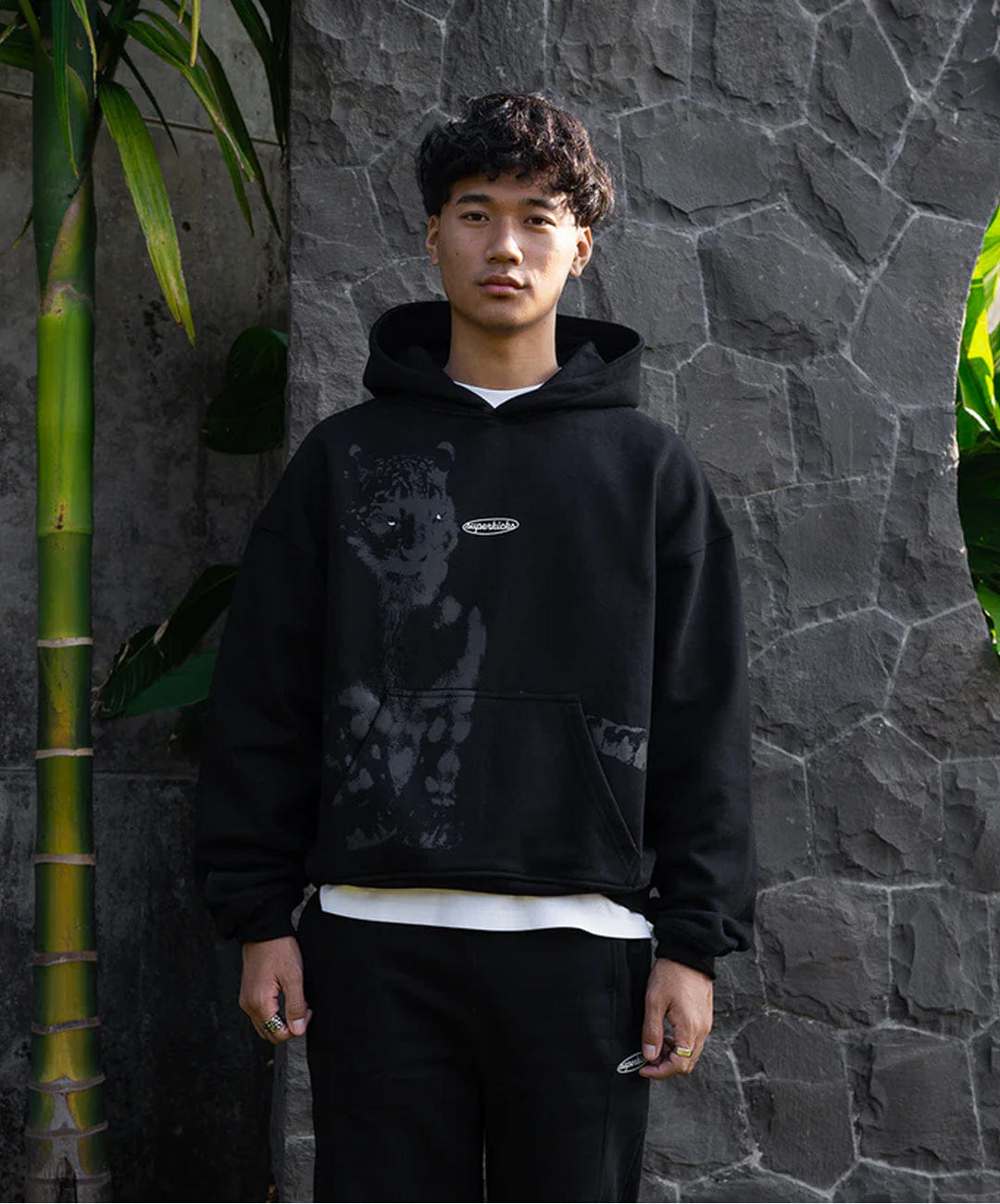 FW25 SUPERKICKS | FW25 HOODIE { BLACK