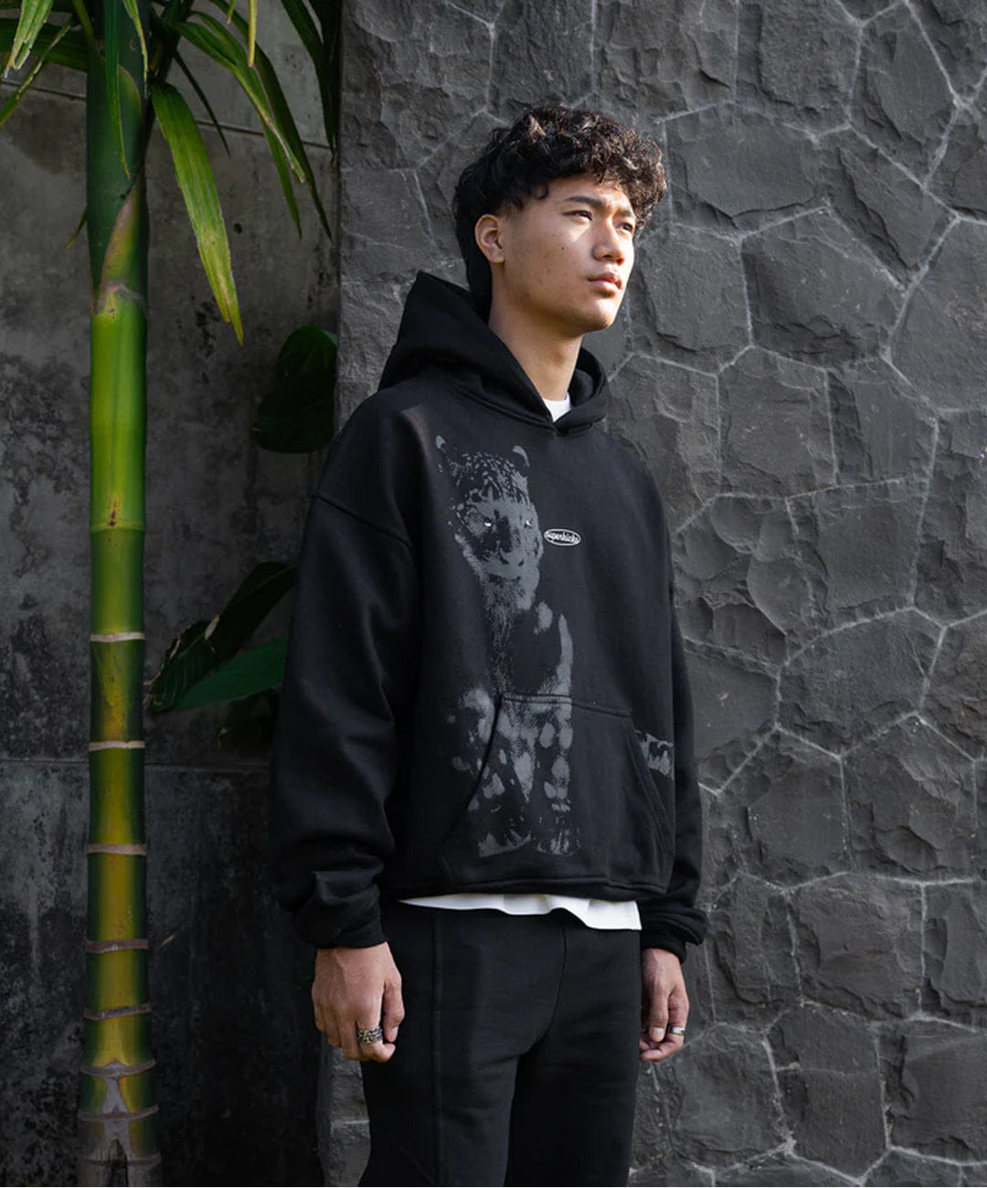 FW25 SUPERKICKS | FW25 HOODIE { BLACK