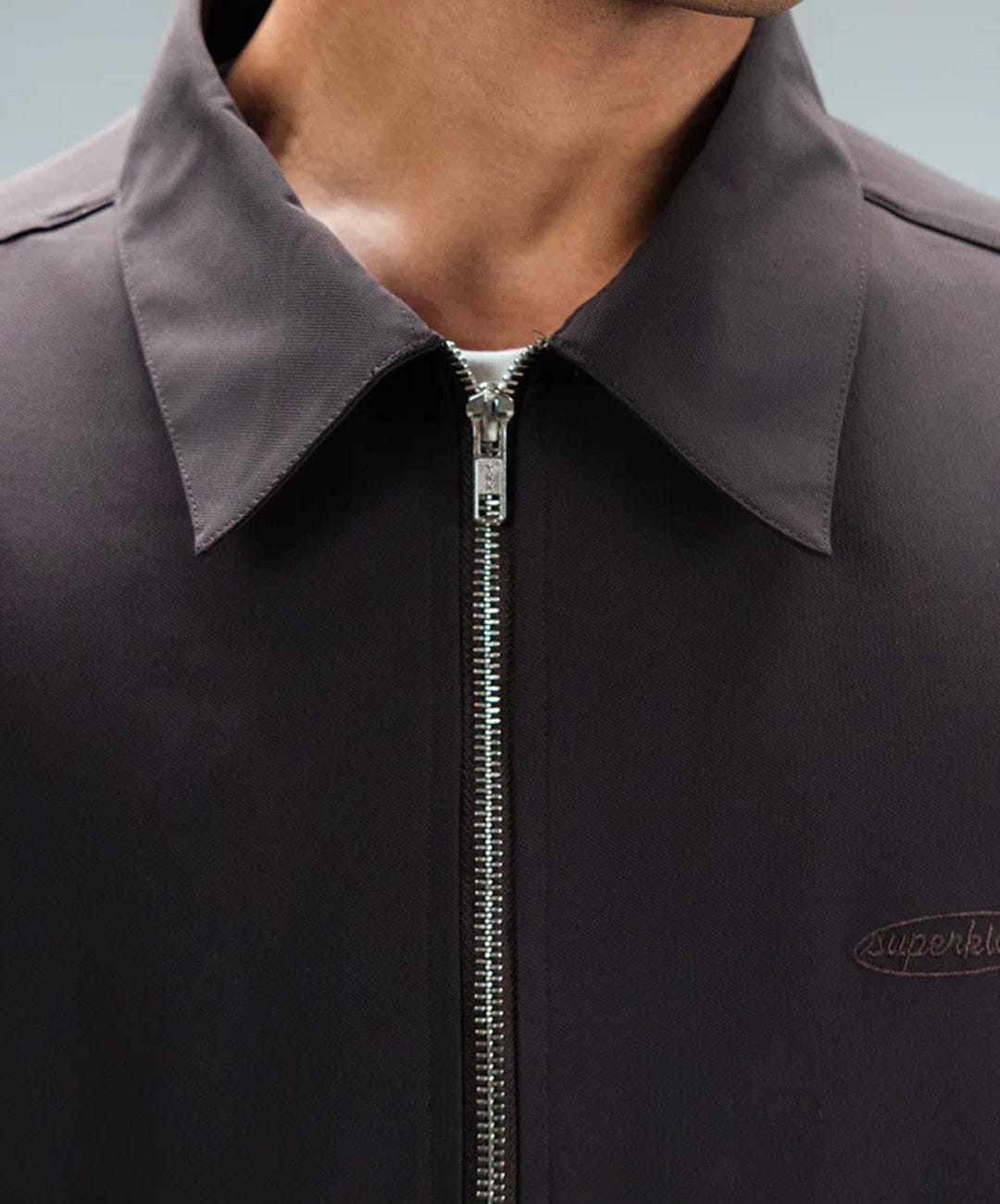 Core SUPERKICKS | CORE BOXY ZIPPER JACKET { WINE