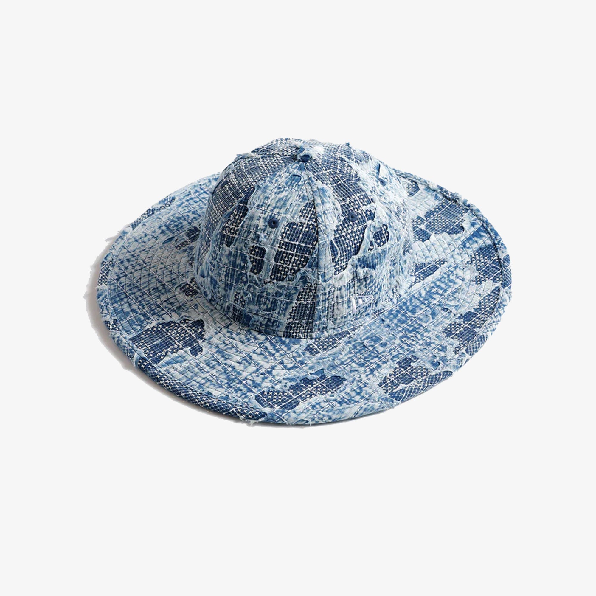 FDMTL | <NEWERA> FITTED LONG BRIM HAT { INDIGO