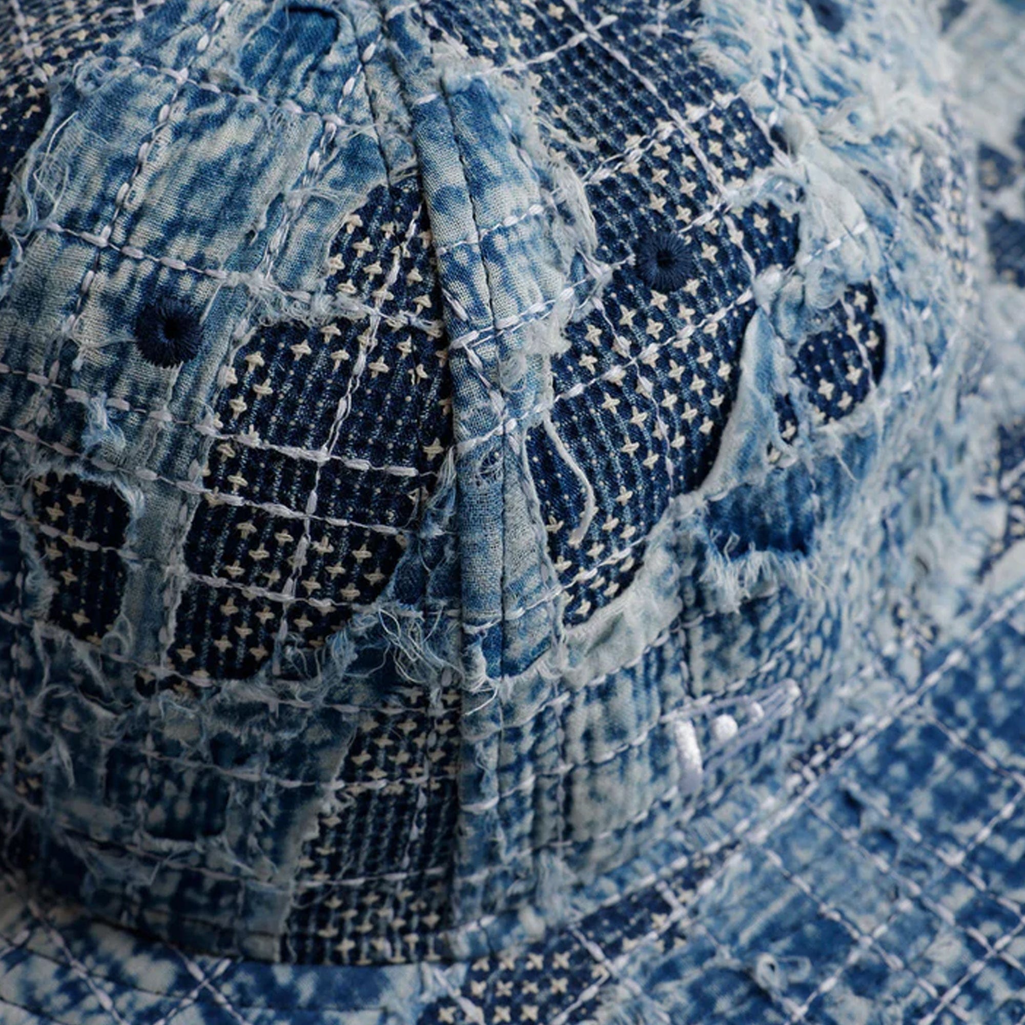 FDMTL | <NEWERA> FITTED LONG BRIM HAT { INDIGO
