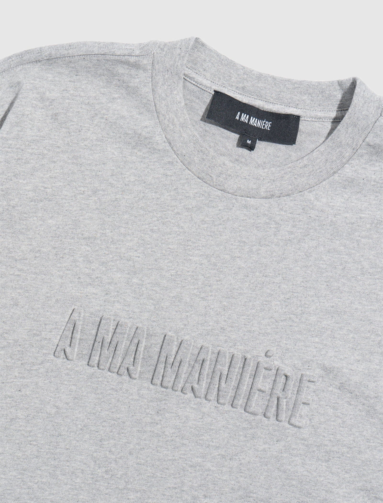 A MA Maniére CONTRAST STITCH T - SHIRT