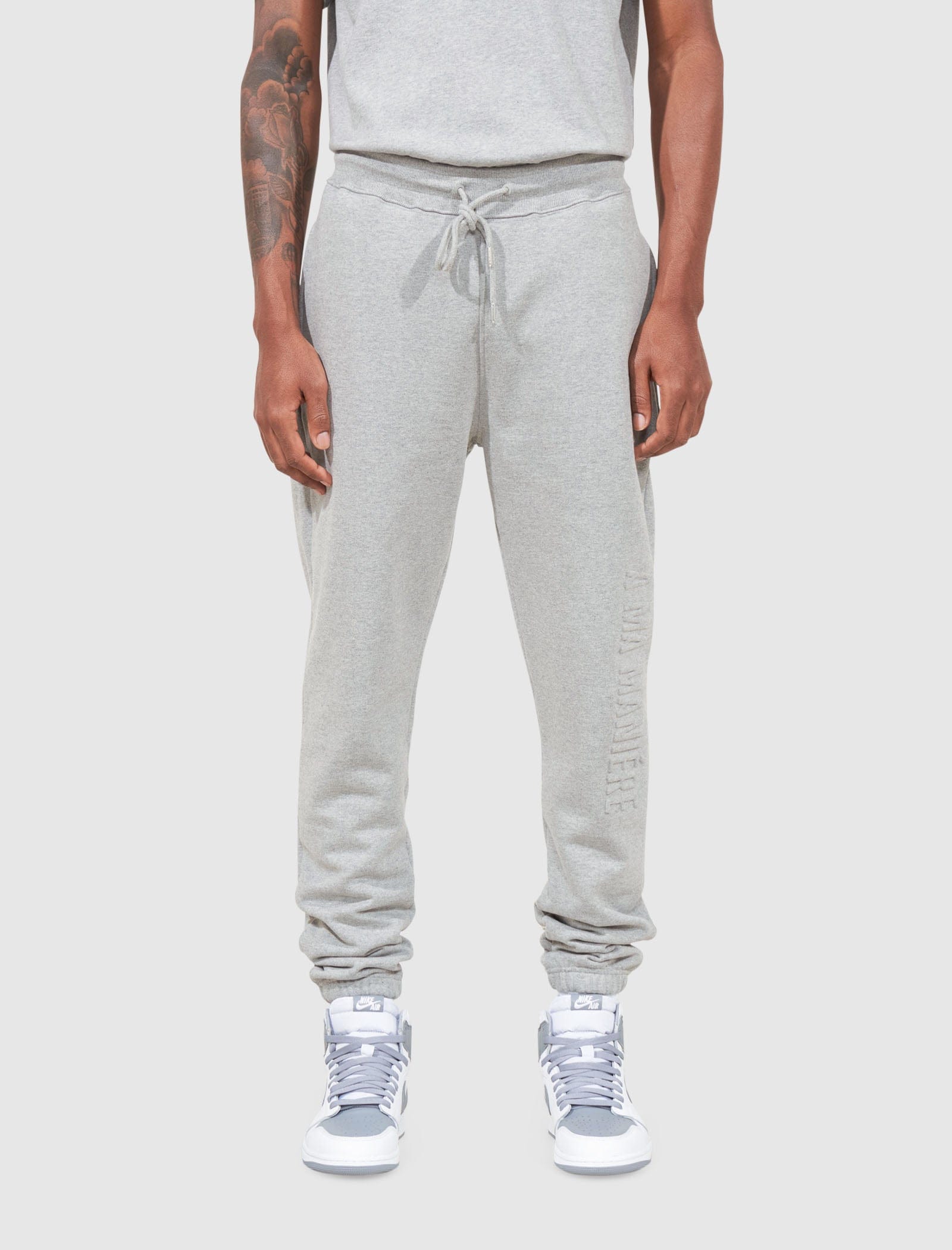 A MA Maniére CONTRAST STITCH SWEATPANT