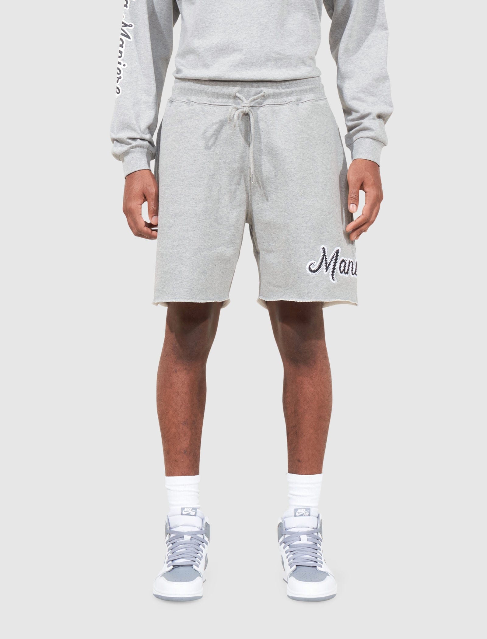 A MA Maniére AMM CURSIVE SWEATSHORT