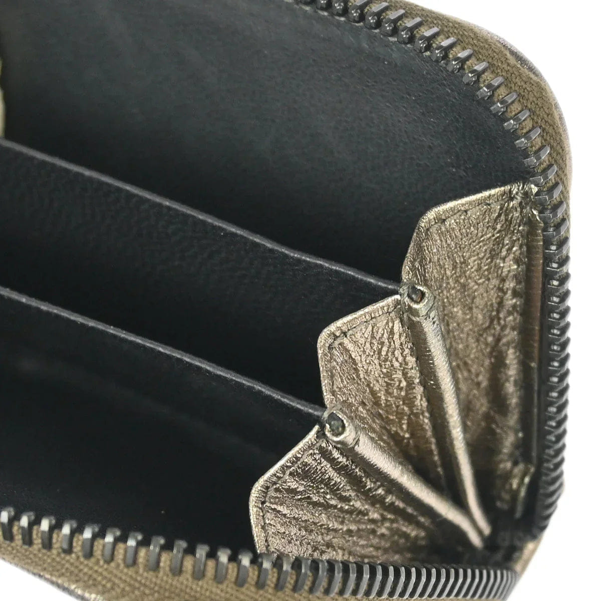 Other Brand Bottega Veneta Bronze Intrecciato Coin Case Wallet