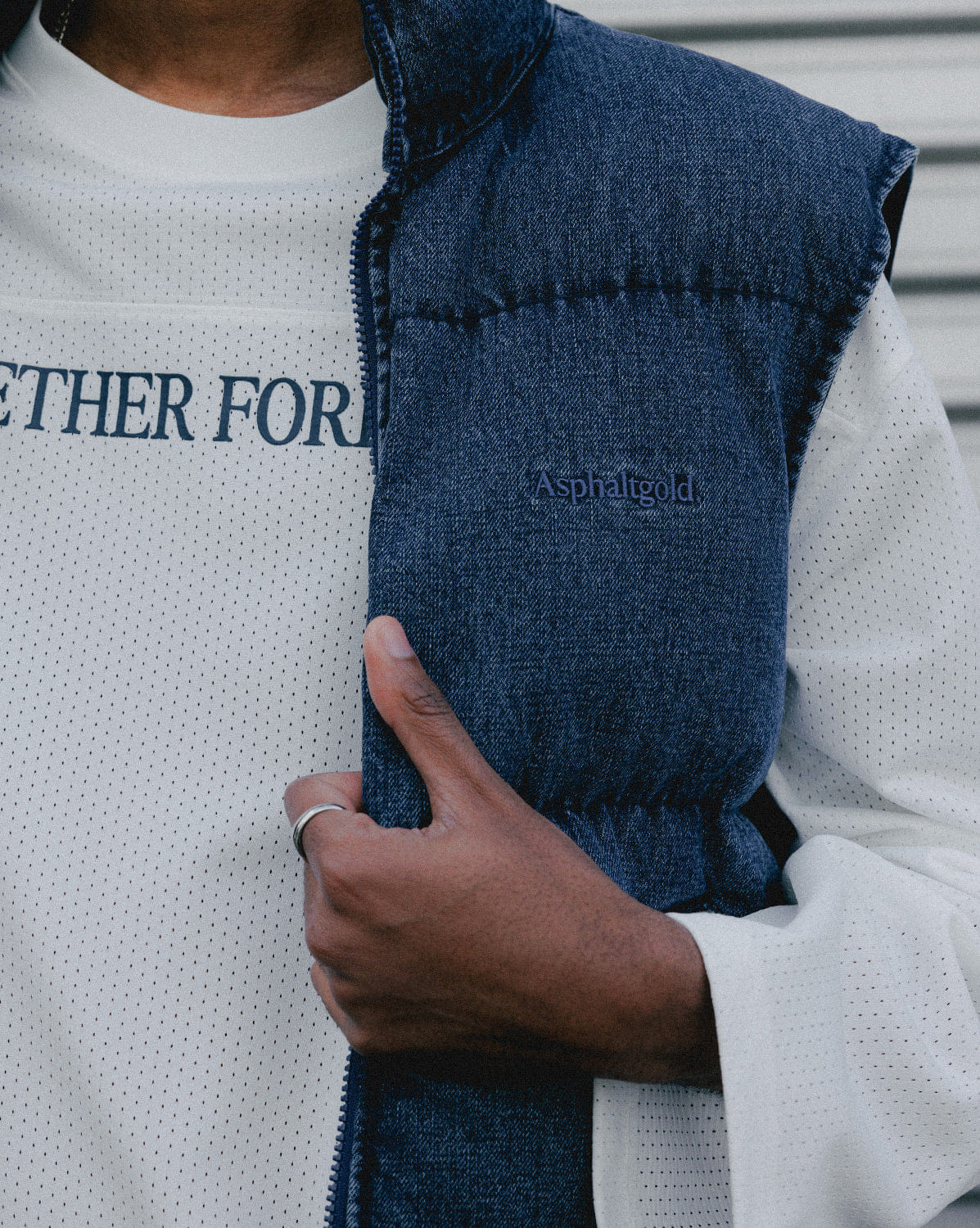 Asphaltgold Together Forever - Denim Vest