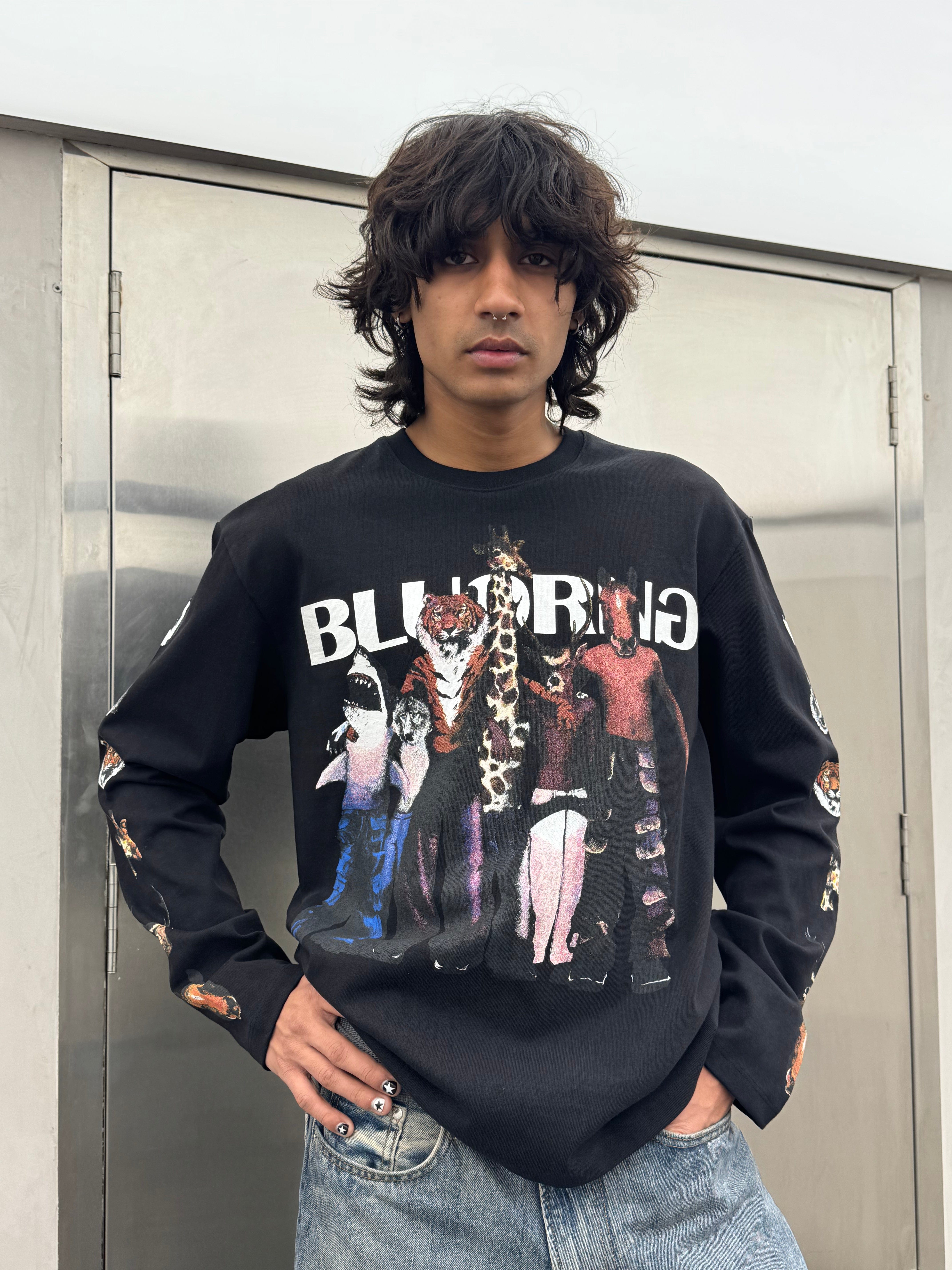 Wild Bunch Black Full Sleeve T - Shirt
