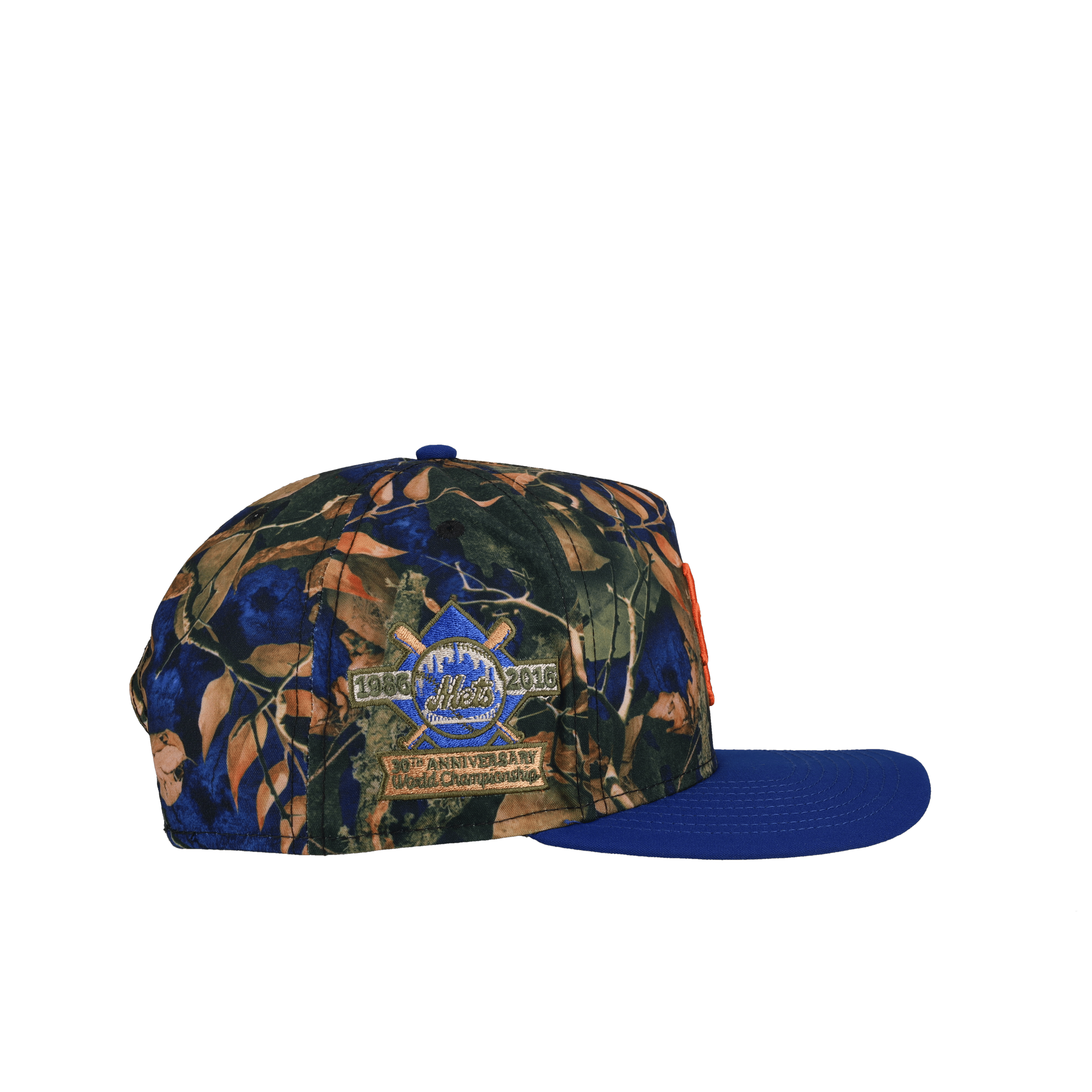 New York Mets Leaves Blue 30th Anniversary 9Fifty A Frame Snapback Hat