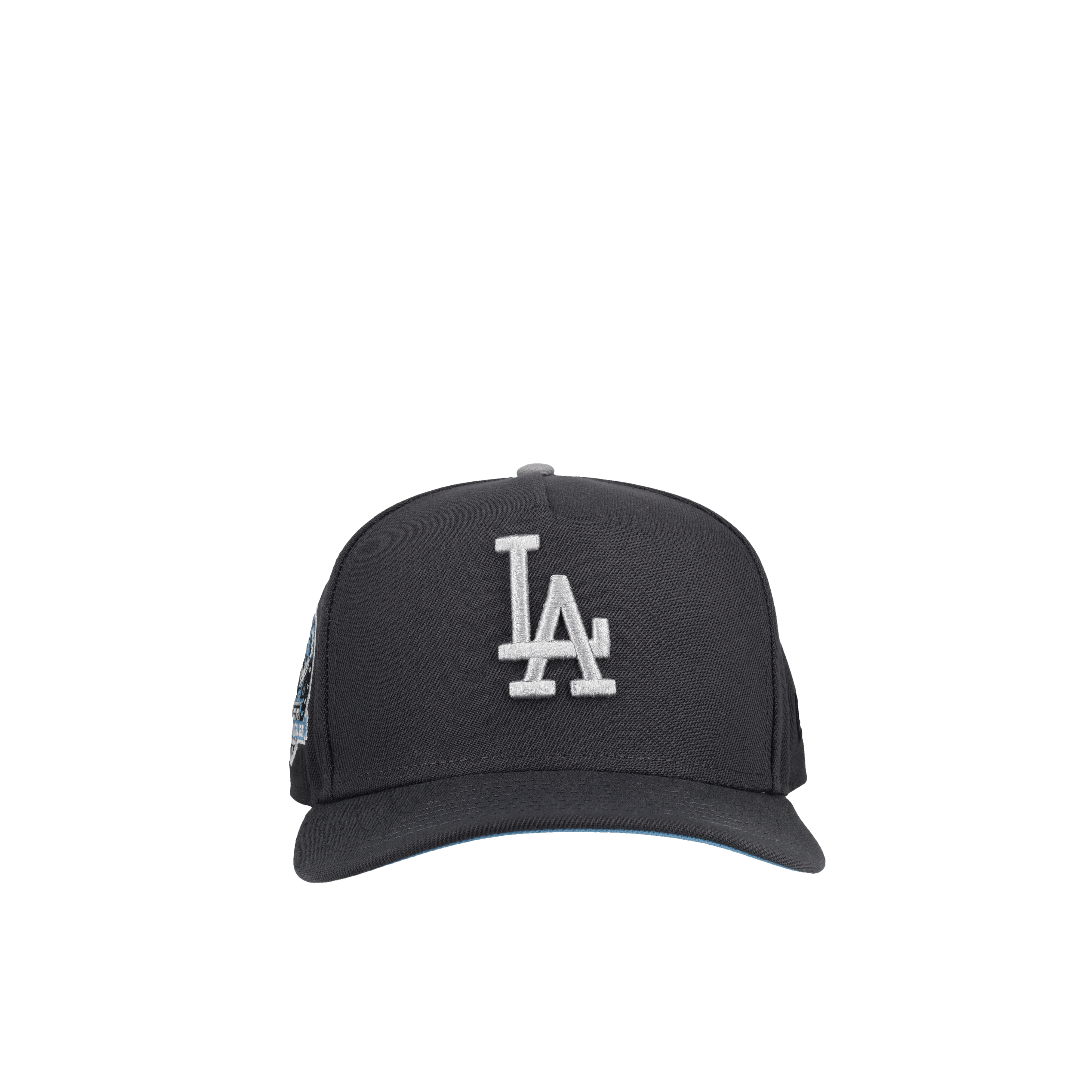 Los Angeles Dodgers Graphite/Ice Blue Metallic 9Fifty A Frame Snapback Hat