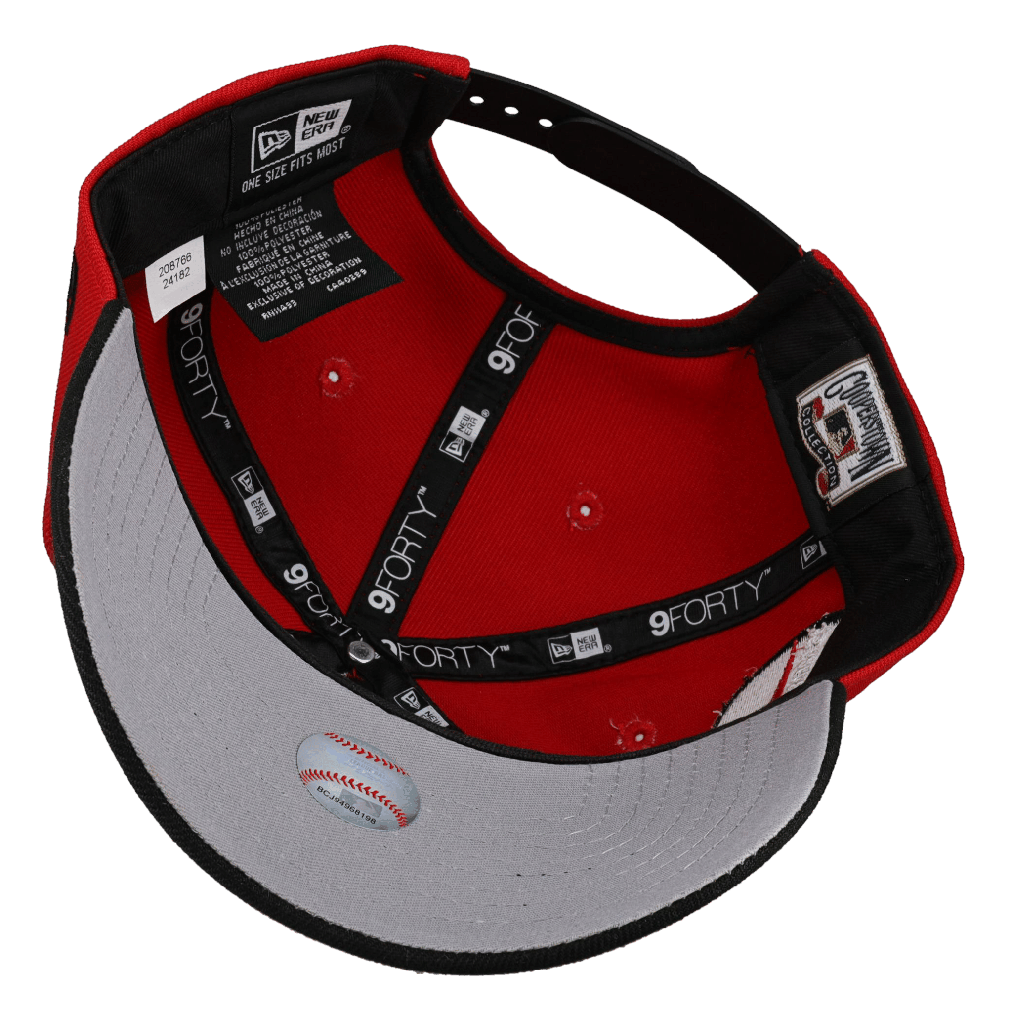 Chicago White Sox 9Forty A Frame Snapback Hat (Black/Red/Gold)