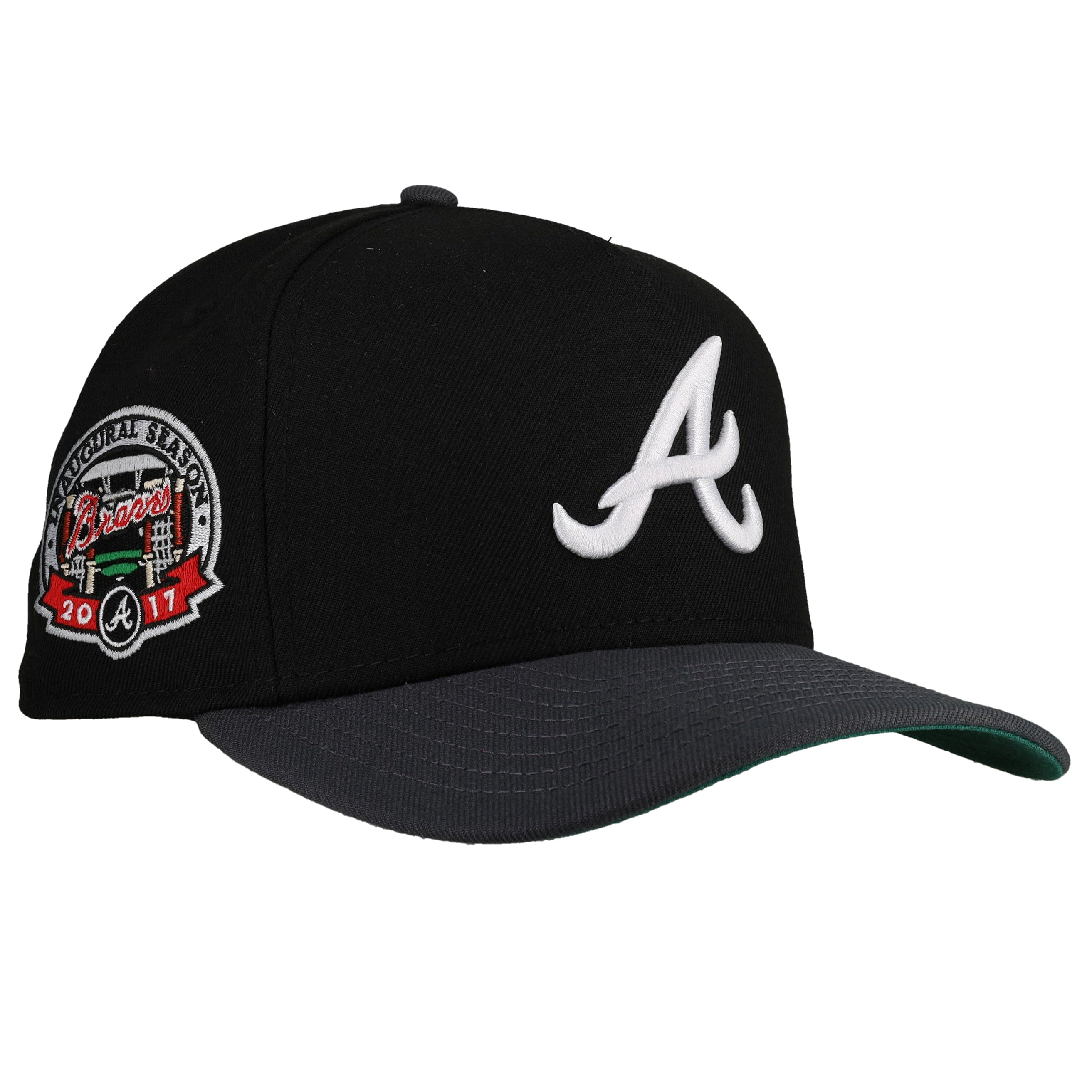 Atlanta Braves 2017 New Era 9Fifty A Frame Snapback Hat (Black/Graphite)