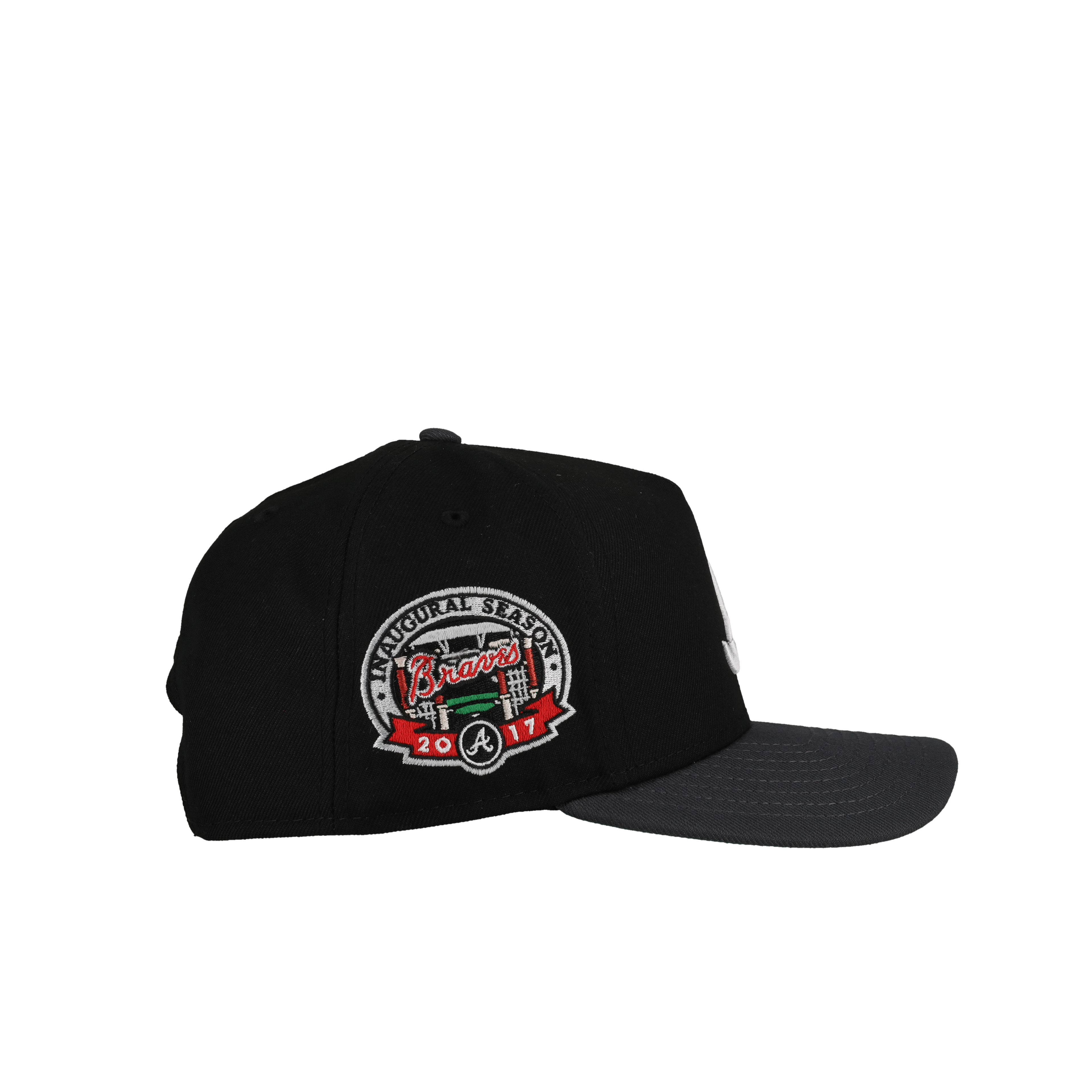 Atlanta Braves 2017 New Era 9Fifty A Frame Snapback Hat (Black/Graphite)