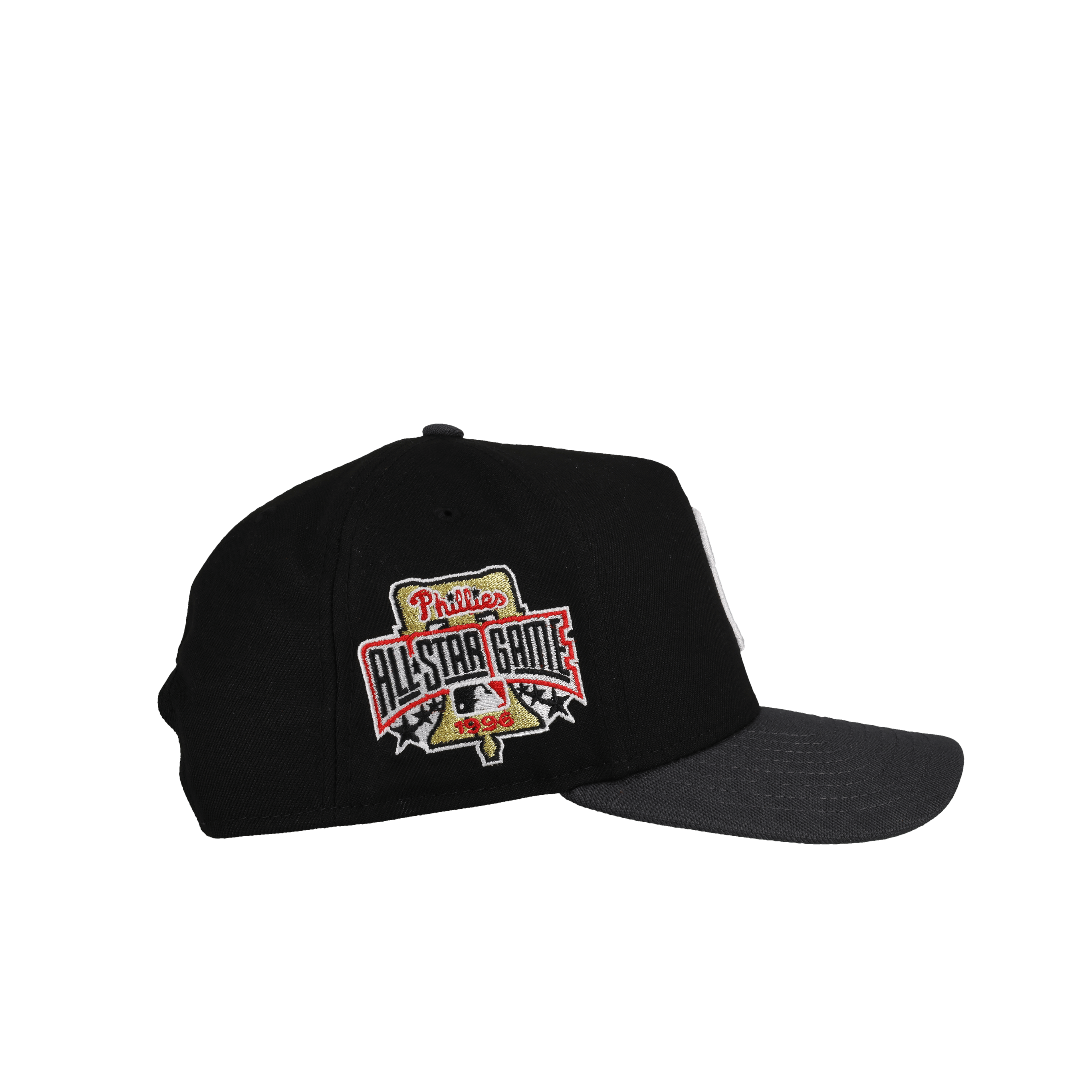 Philadelphia Phillies 1996 New Era 9Fifty A Frame Snapback Hat (Black/Graphite)