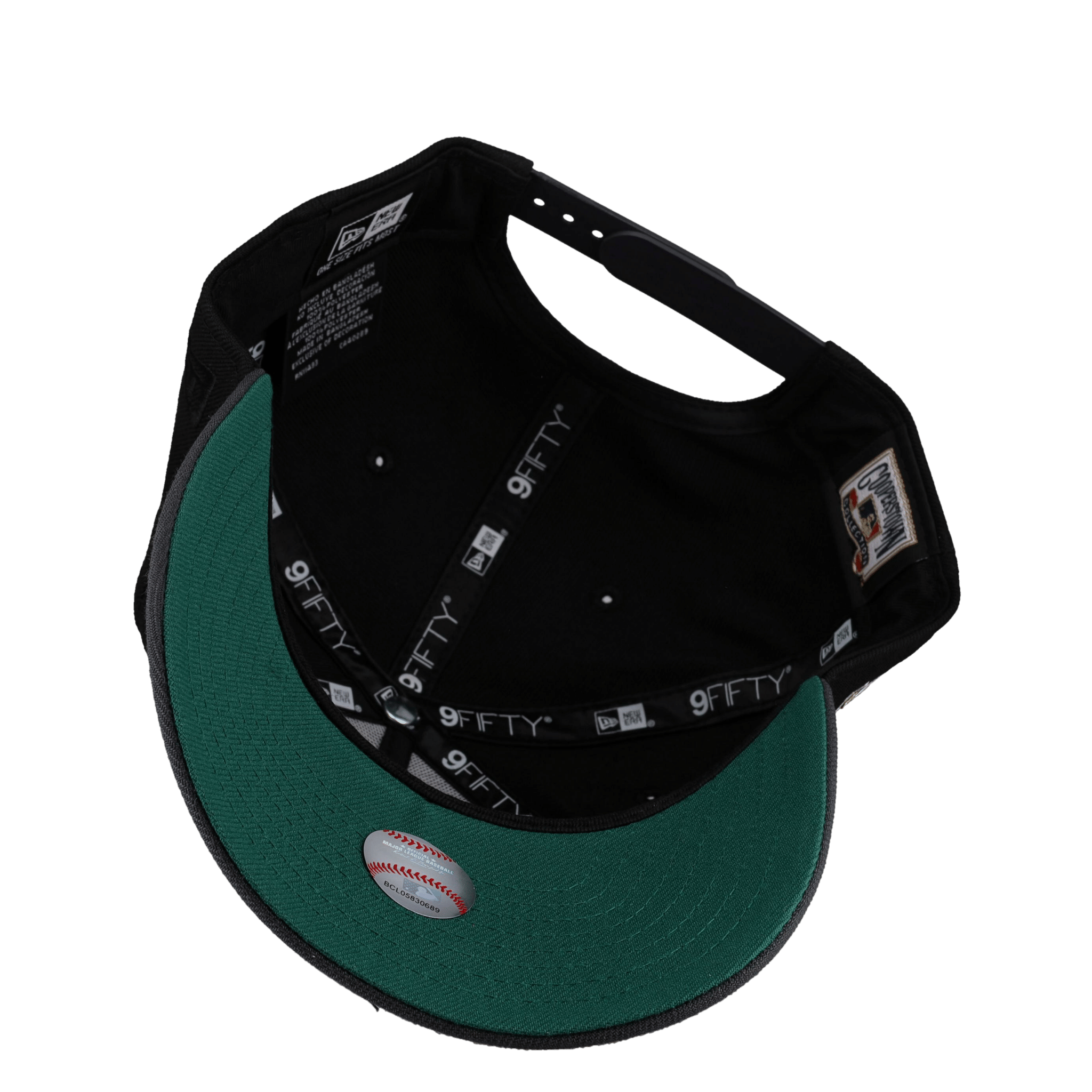 New York Mets 40th New Era 9Fifty A Frame Snapback Hat (Black/Graphite)