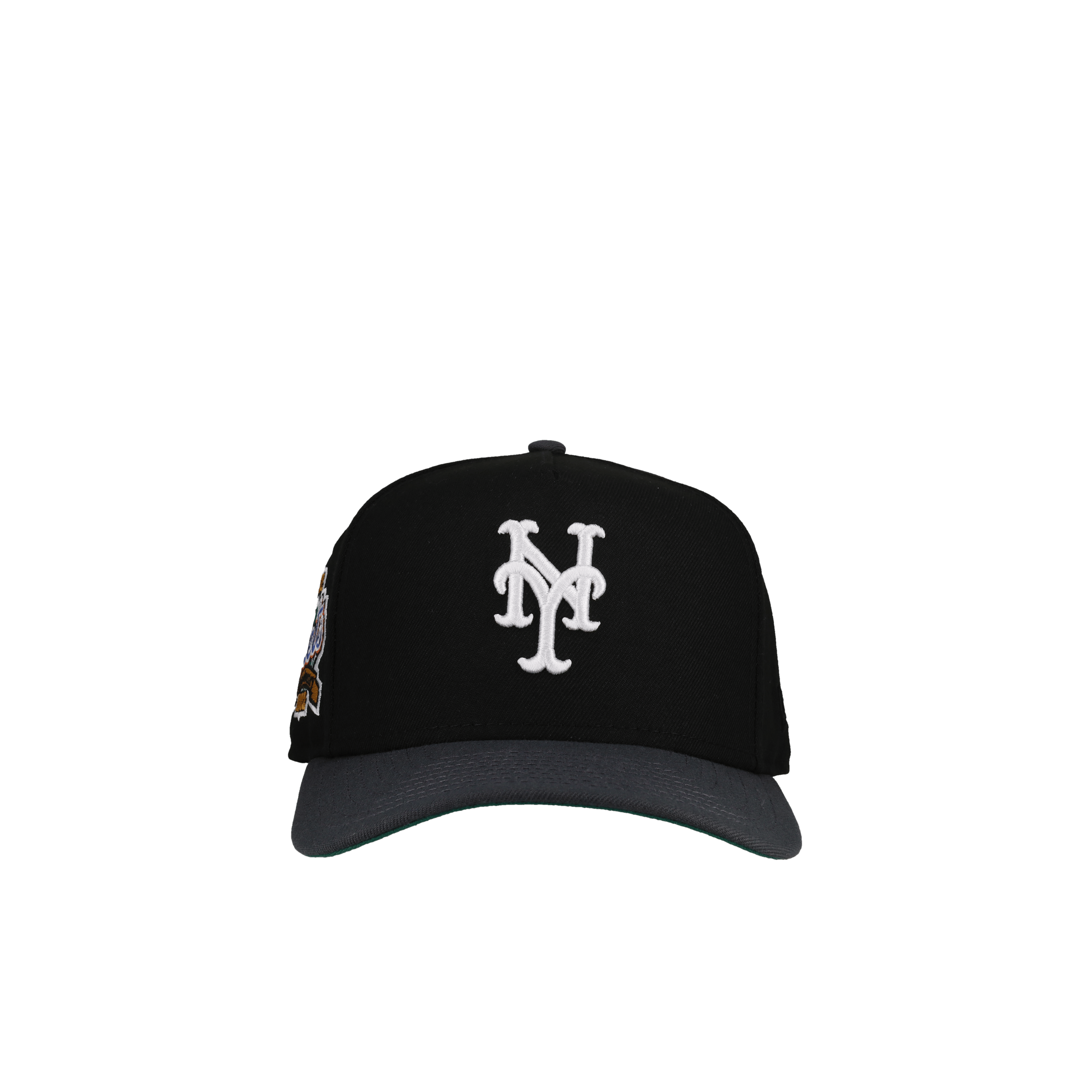 New York Mets 40th New Era 9Fifty A Frame Snapback Hat (Black/Graphite)