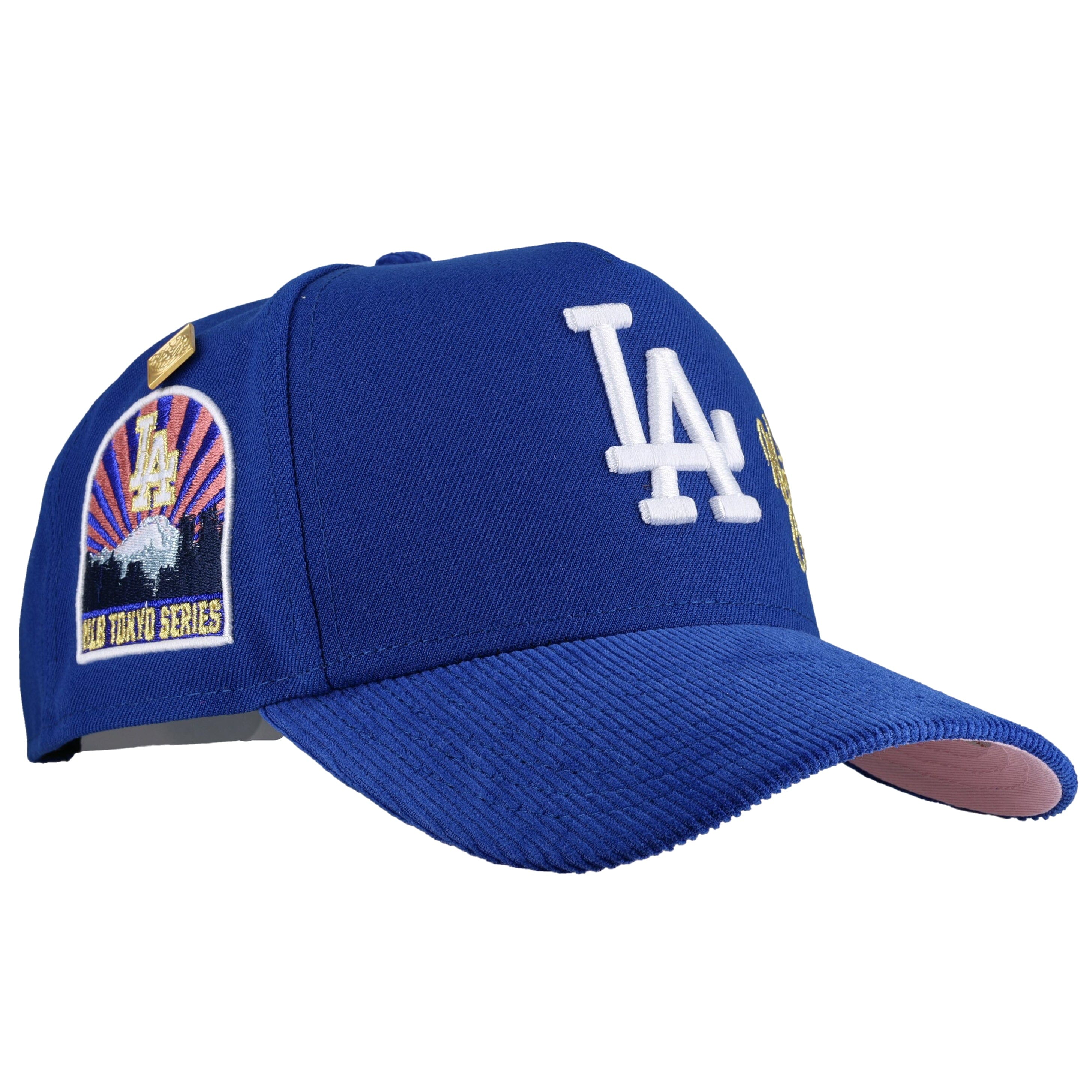 Los Angeles Dodgers Tokyo Series 9Fifty A Frame Snapback Hat (Cord visor)