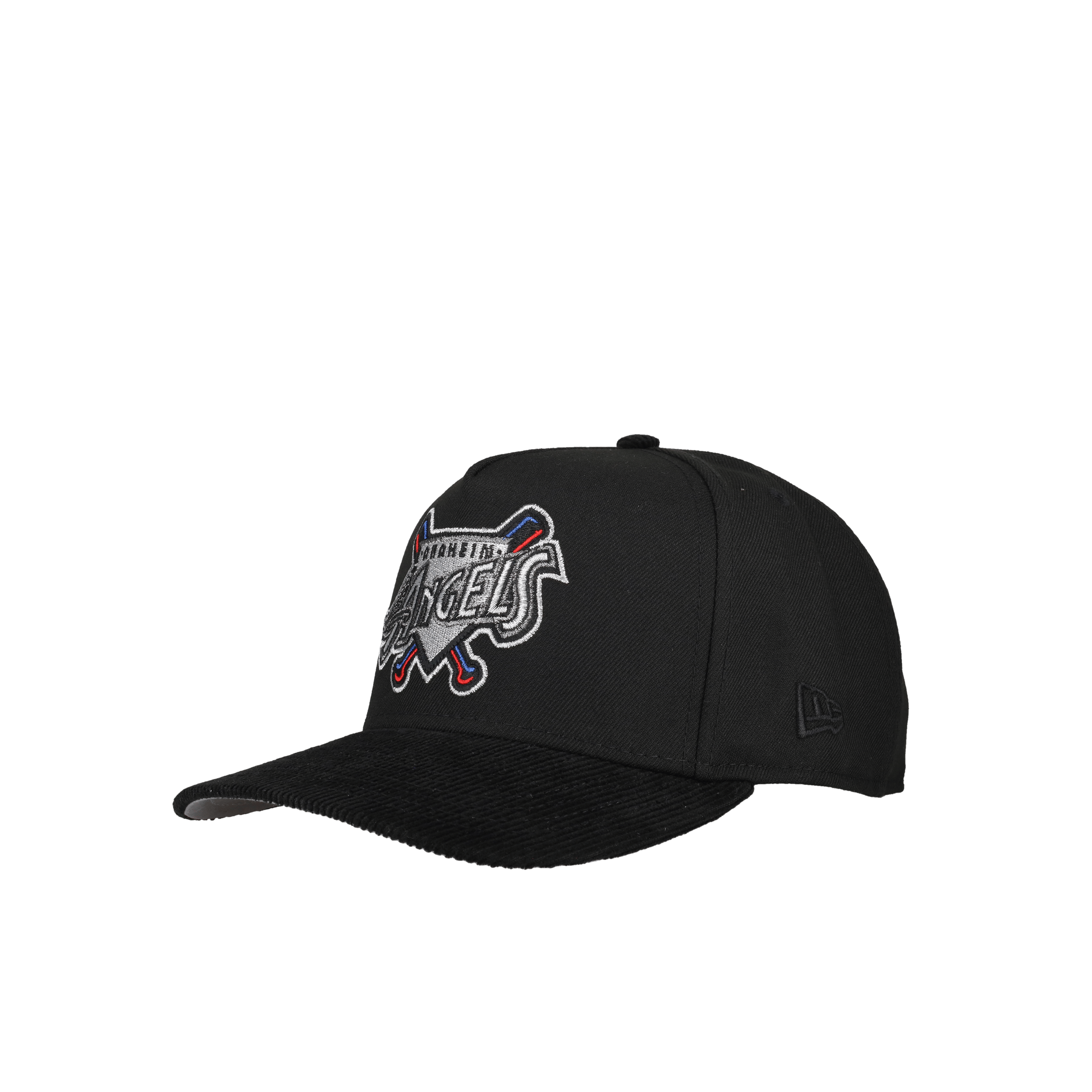 Anaheim Angels 50th Season Metallic 9Fifty A Frame Snapback Hat (Corduroy Visor)