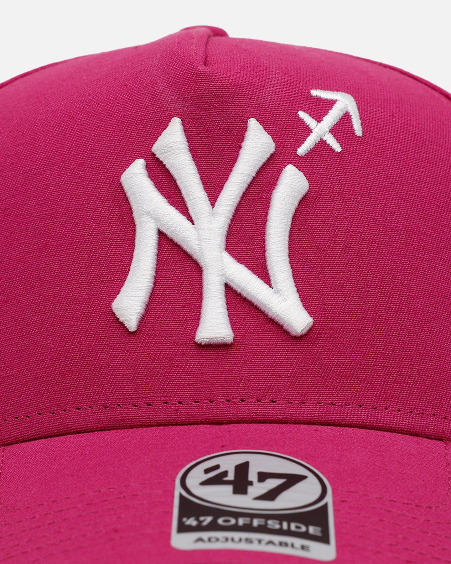 47 Brand New York Yankees Yankees Zodiac Sagittarius 47 Offside Snapback Orchid