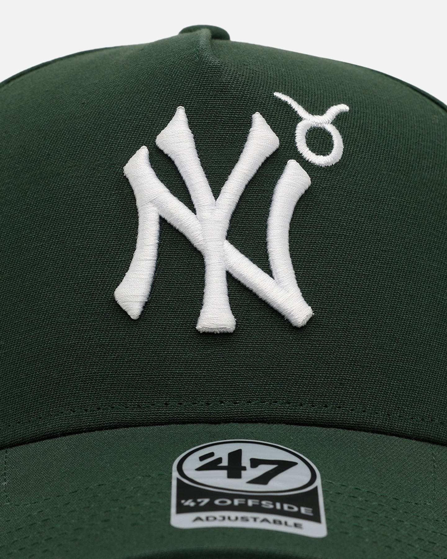 47 Brand New York Yankees Yankees Zodiac Taurus 47 Offside Snapback Dark Green