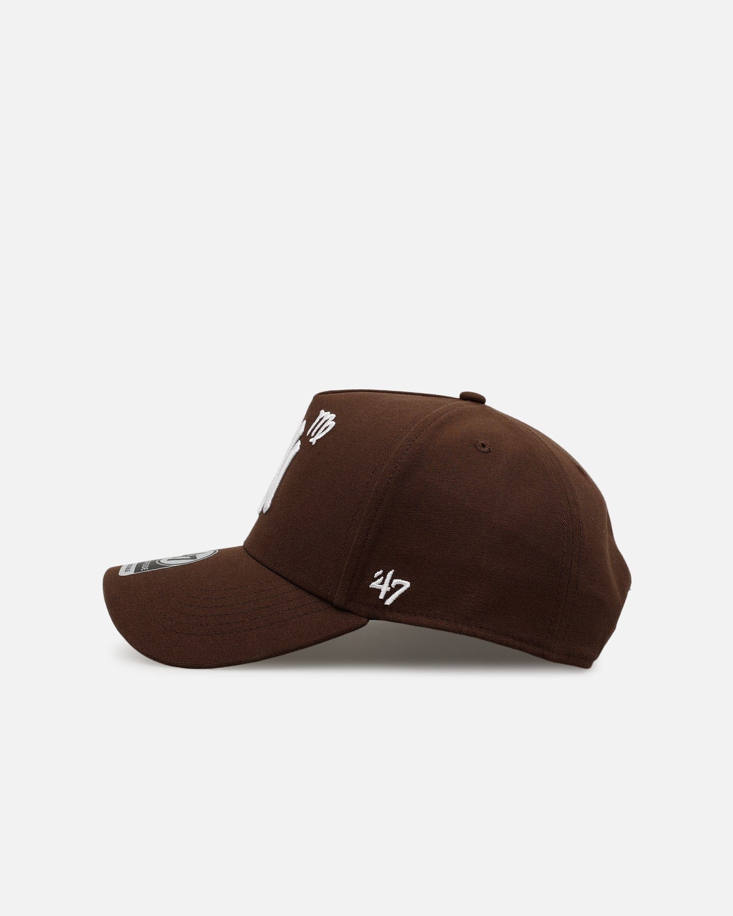 47 Brand New York Yankees Yankees Zodiac Virgo 47 Offside Snapback Brown