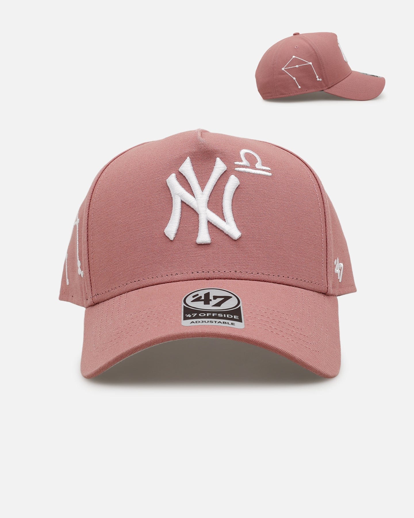 47 Brand New York Yankees Yankees Zodiac Libra 47 Offside Snapback Mauve