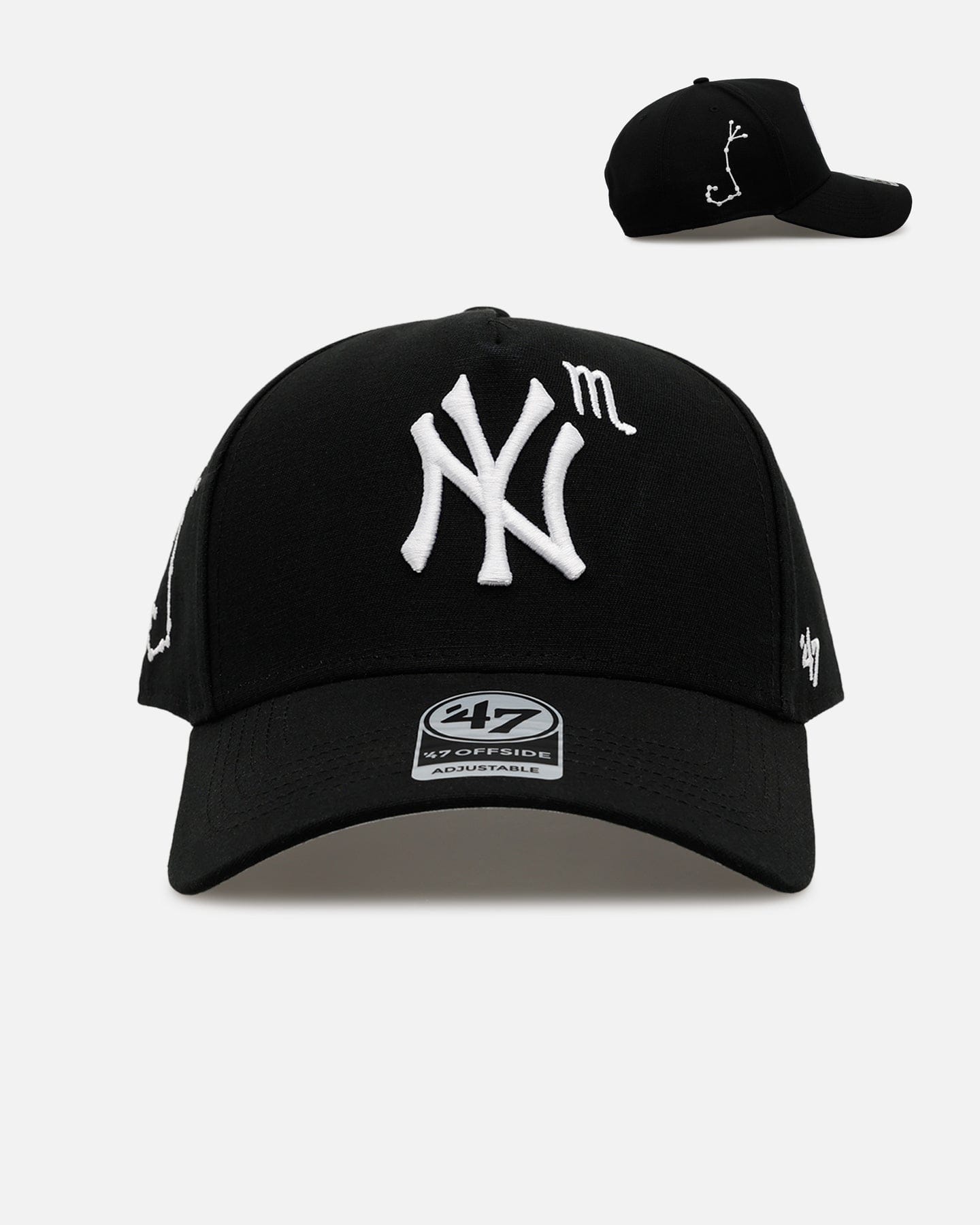 47 Brand New York Yankees Yankees Zodiac Scorpio 47 Offside Snapback Black