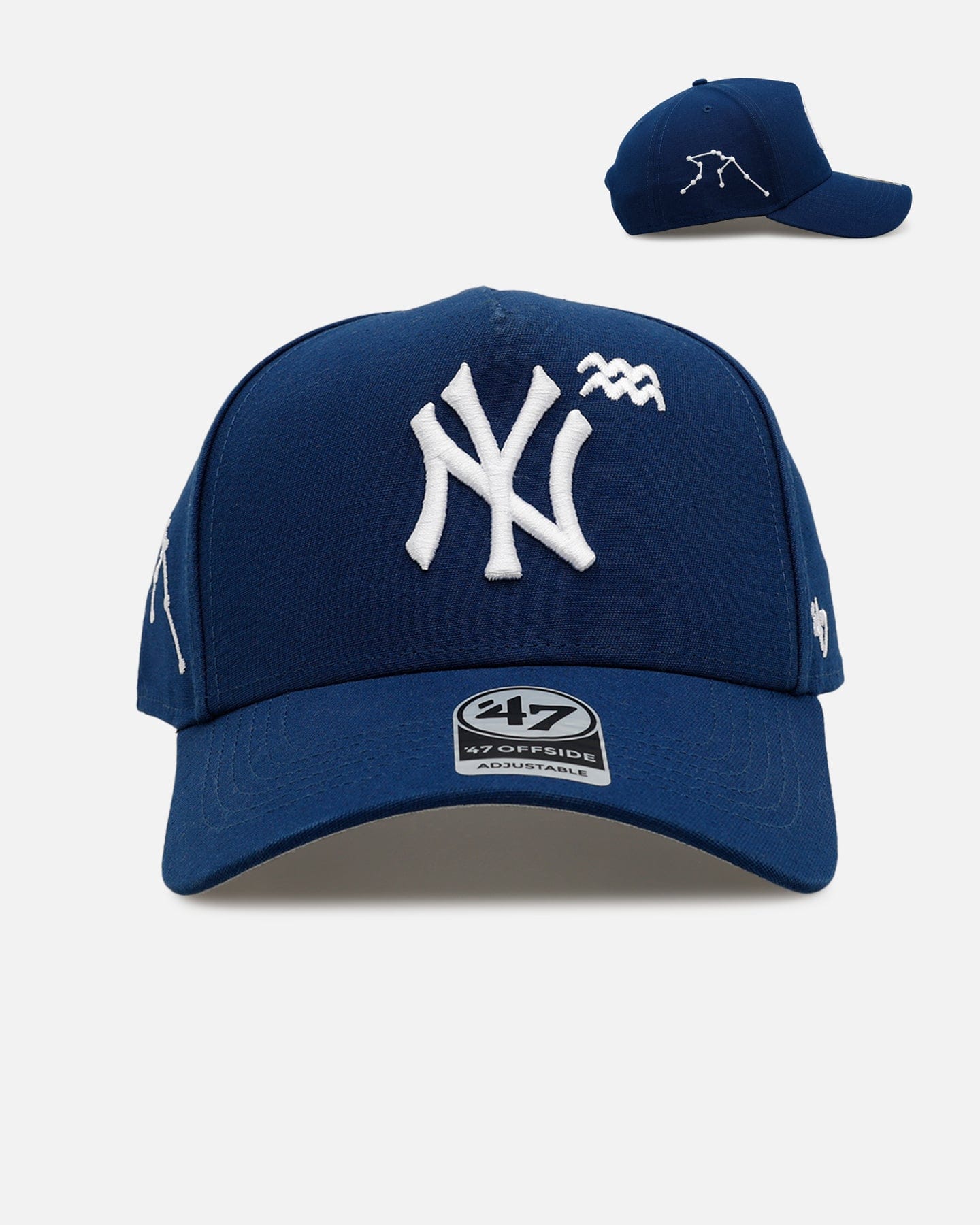 47 Brand New York Yankees Yankees Zodiac Aquarius 47 Offside Snapback Navy Blazer