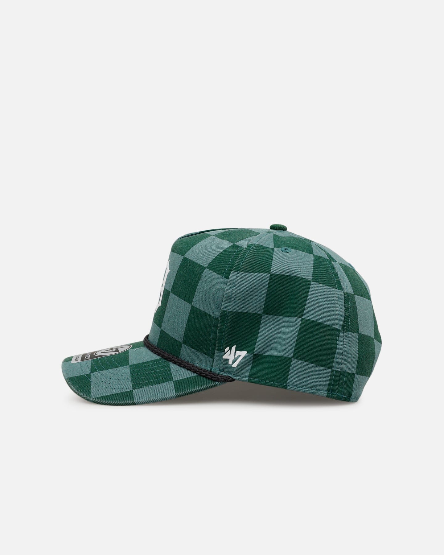 47 Brand Detroit Tigers Checkerboard 47 Hitch Snapback Green
