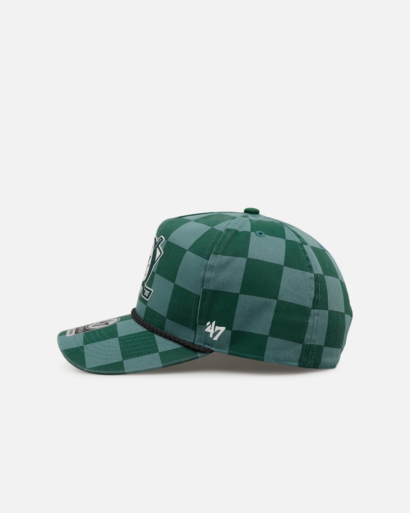 47 Brand Anaheim Ducks Checkerboard 47 Hitch Snapback Green