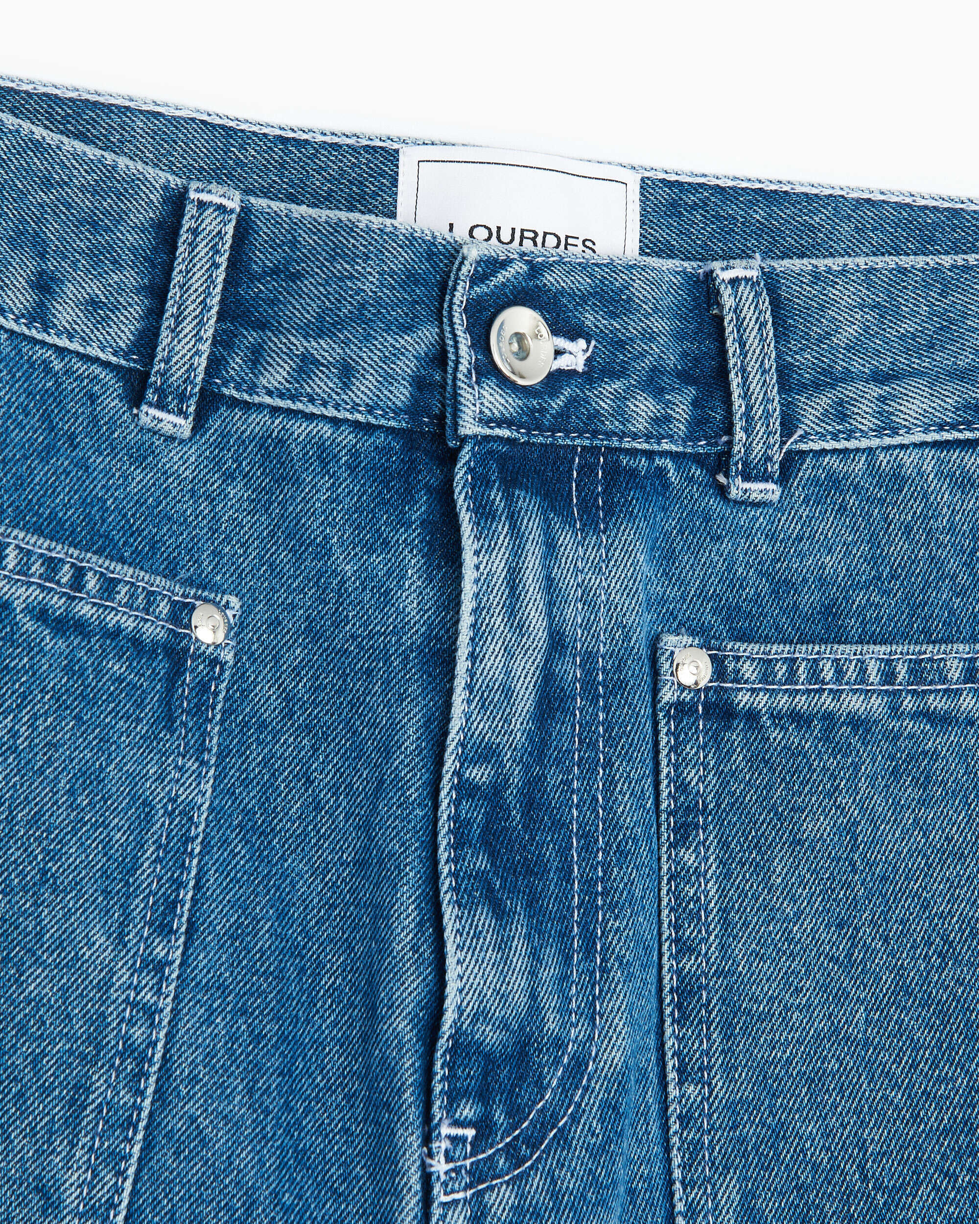 Lourdes New York Pantalones vaqueros Lourdes New York Lourdes 20 Pocket Unisex Denim Pants Unisex
