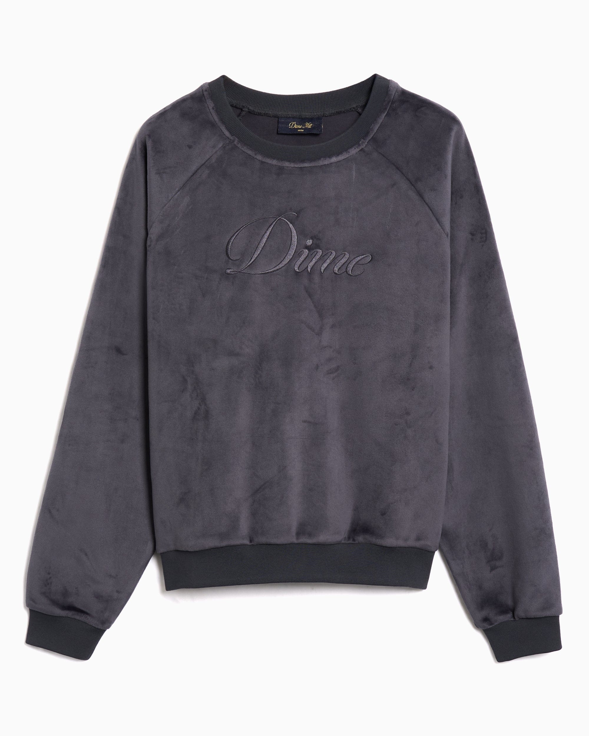 Dime MTL Sudadera con logo Dime MTL Cursive Velvet para hombre