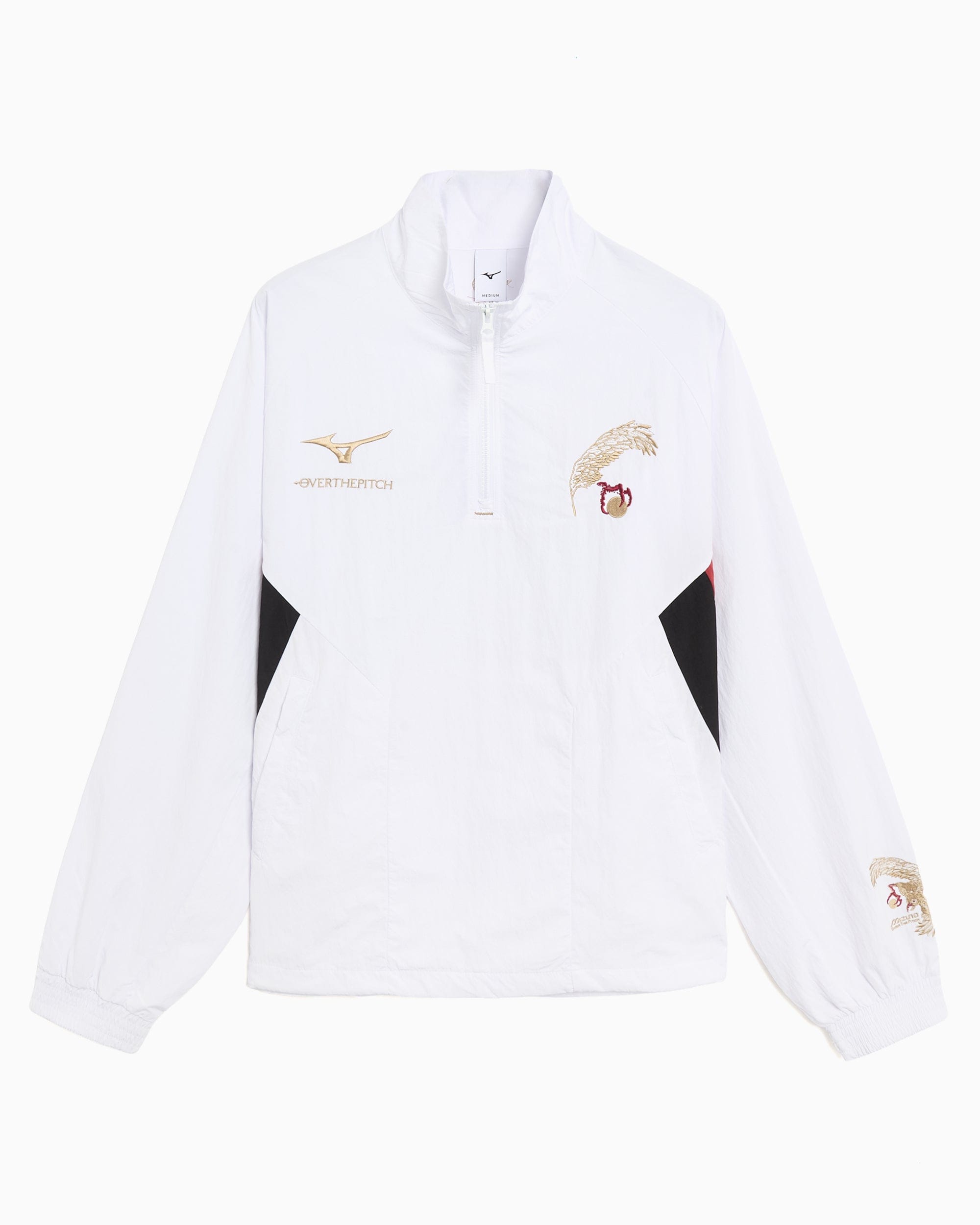 OVER THE PITCH Sudadera Half Zip con logo Relaxed OVER THE PITCH x Mizuno para hombre