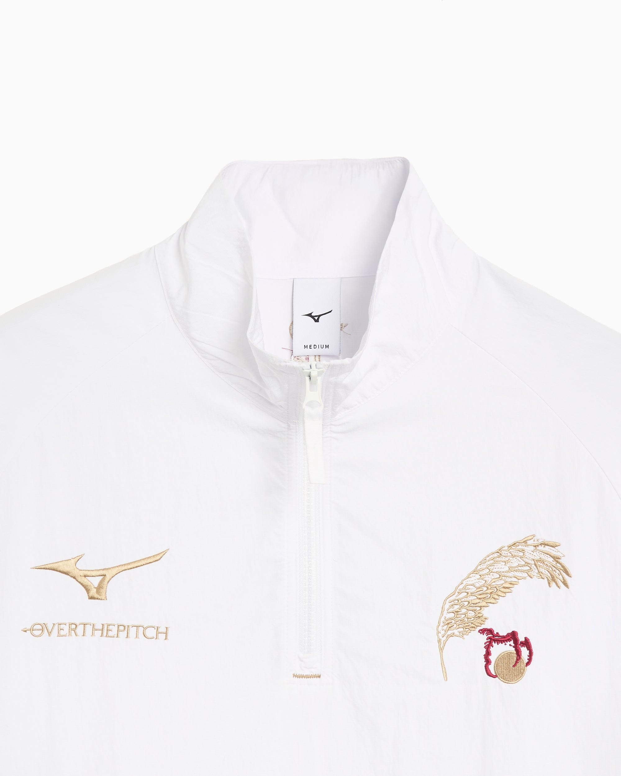 OVER THE PITCH Sudadera Half Zip con logo Relaxed OVER THE PITCH x Mizuno para hombre
