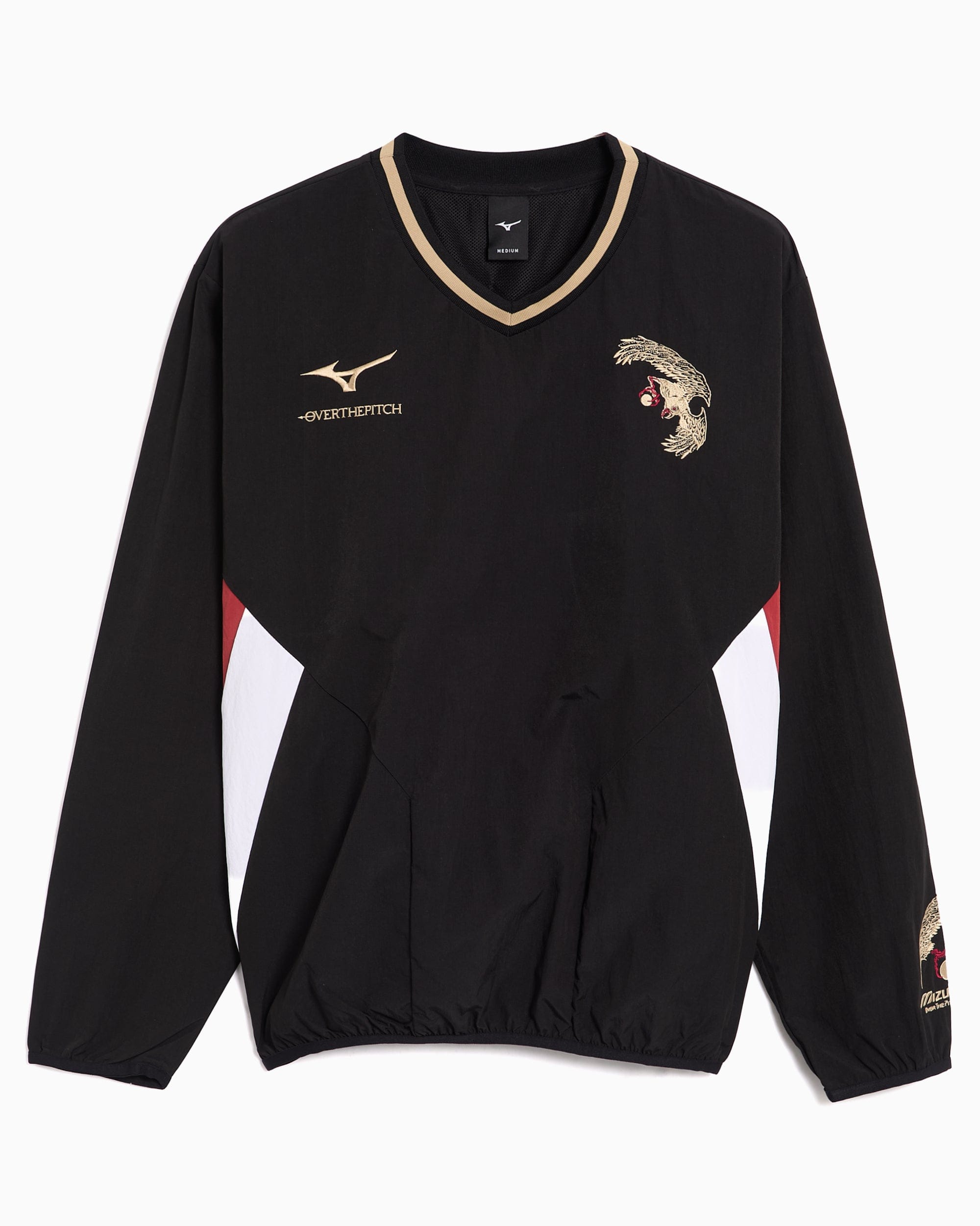 OVER THE PITCH Sudadera con logo OVER THE PITCH x Mizuno Piste para hombre