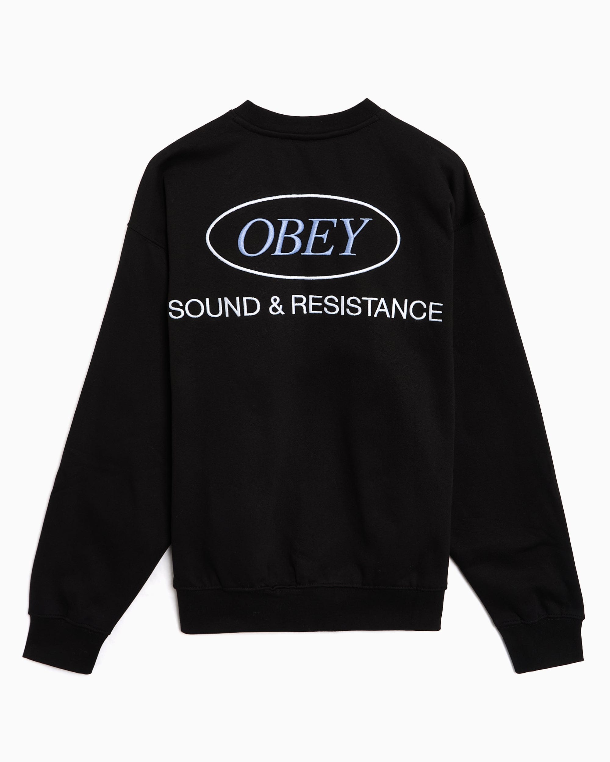 OBEY Clothing Sudadera con logo OBEY Clothing Sound Crew para hombre