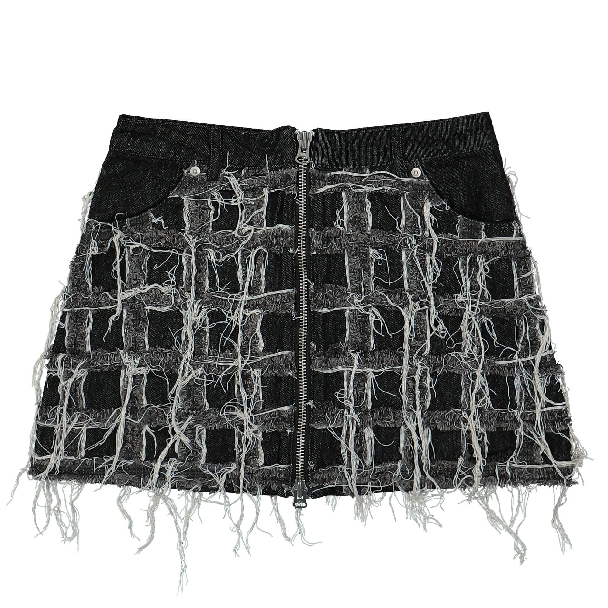 GATE Patchwork Mini Skirt