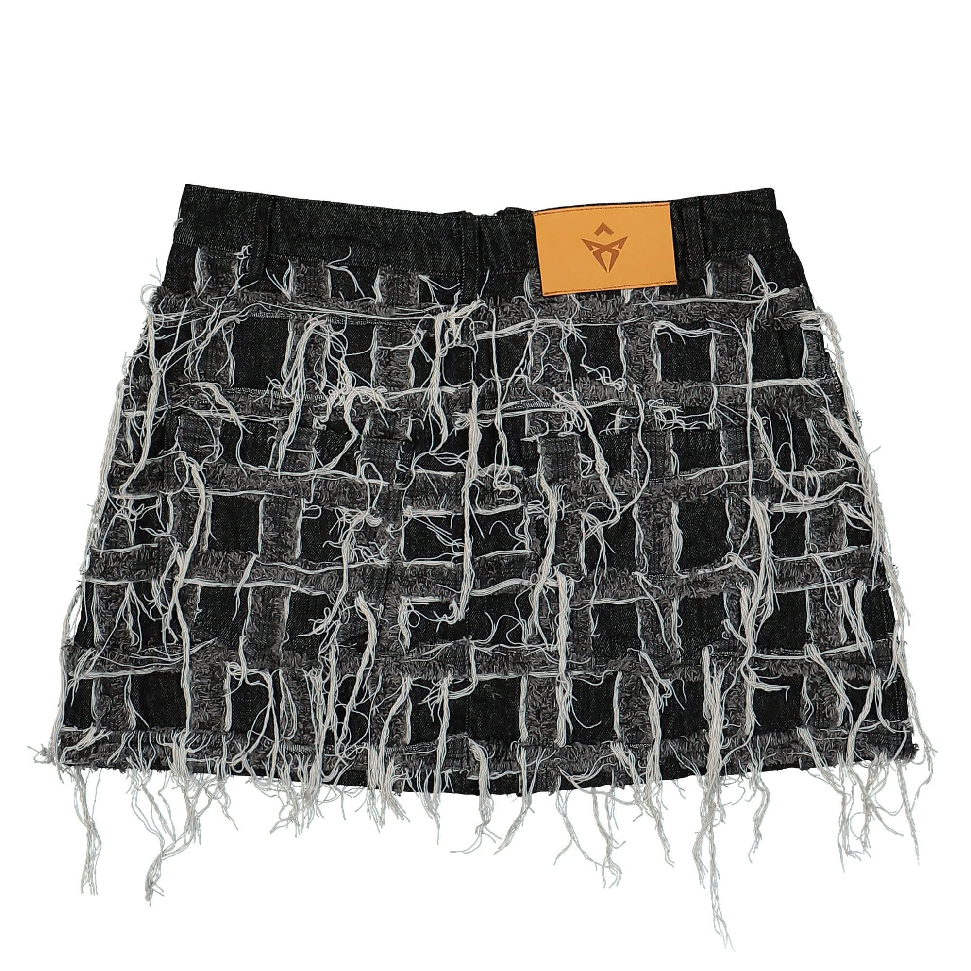 GATE Patchwork Mini Skirt