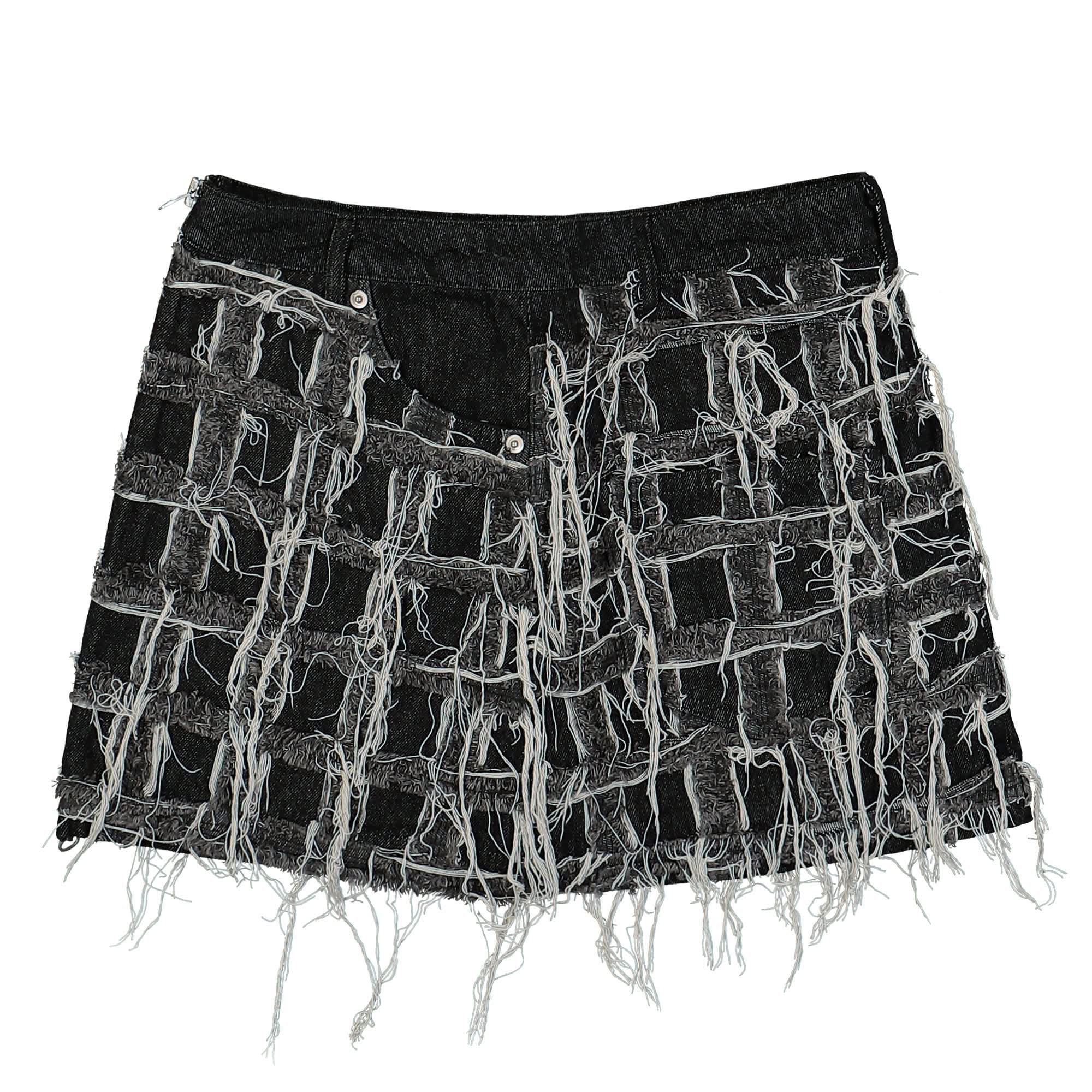 GATE Patchwork Mini Skirt
