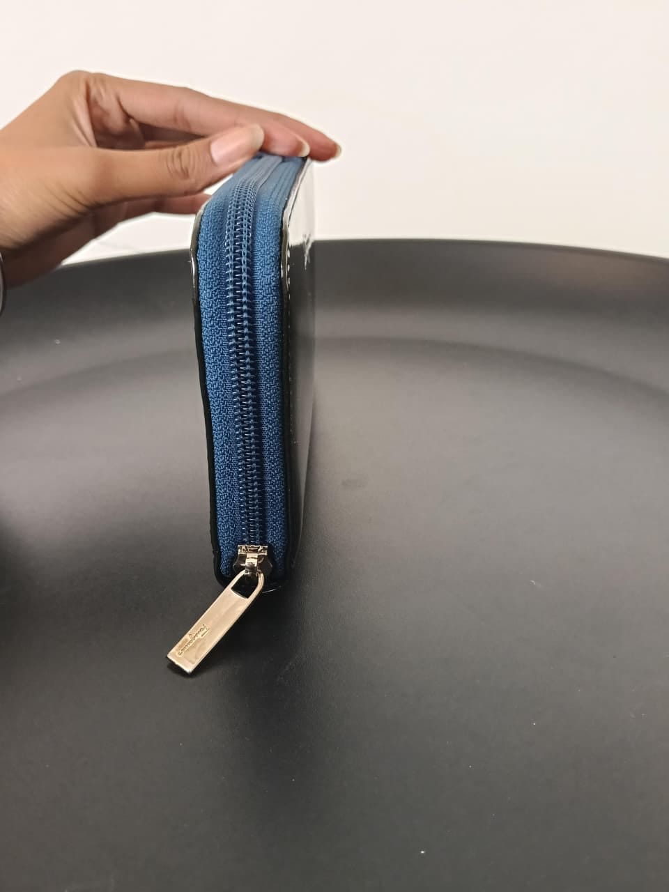Brand New Salvatore Ferragamo Zip - Around Continental Wallet