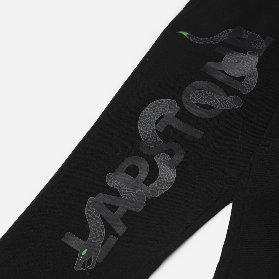 Lapstone & Hammer YEAR OF THE SNAKE FLARE PANTS - JET BLACK