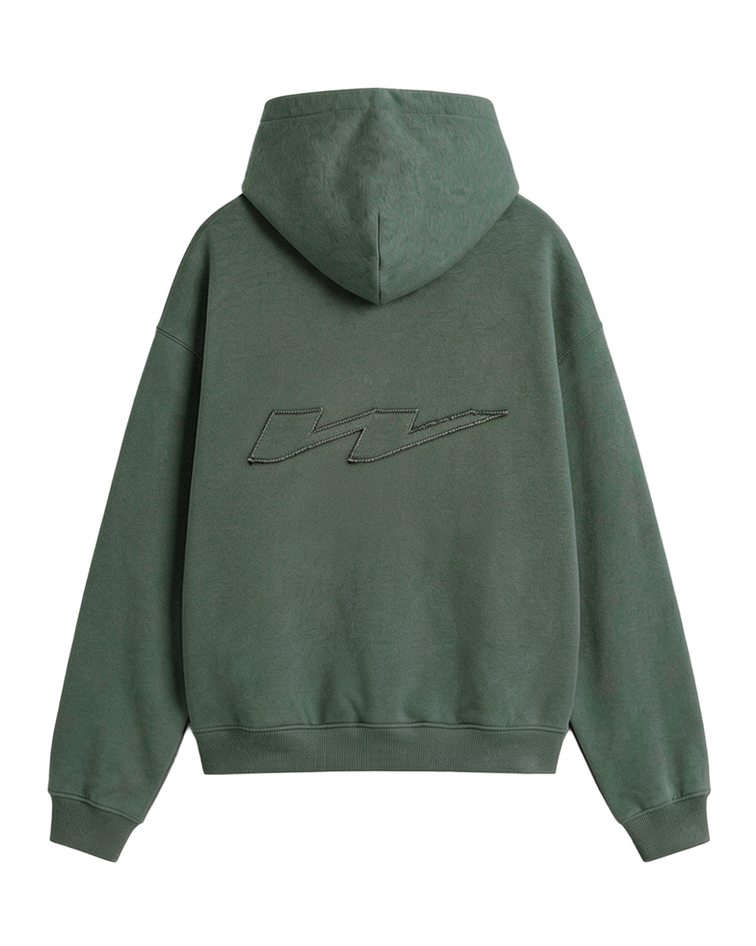 Newcop W Patch Hoodie Olive Green