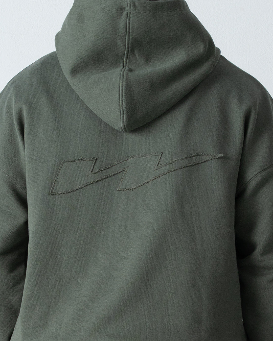 Newcop W Patch Hoodie Olive Green