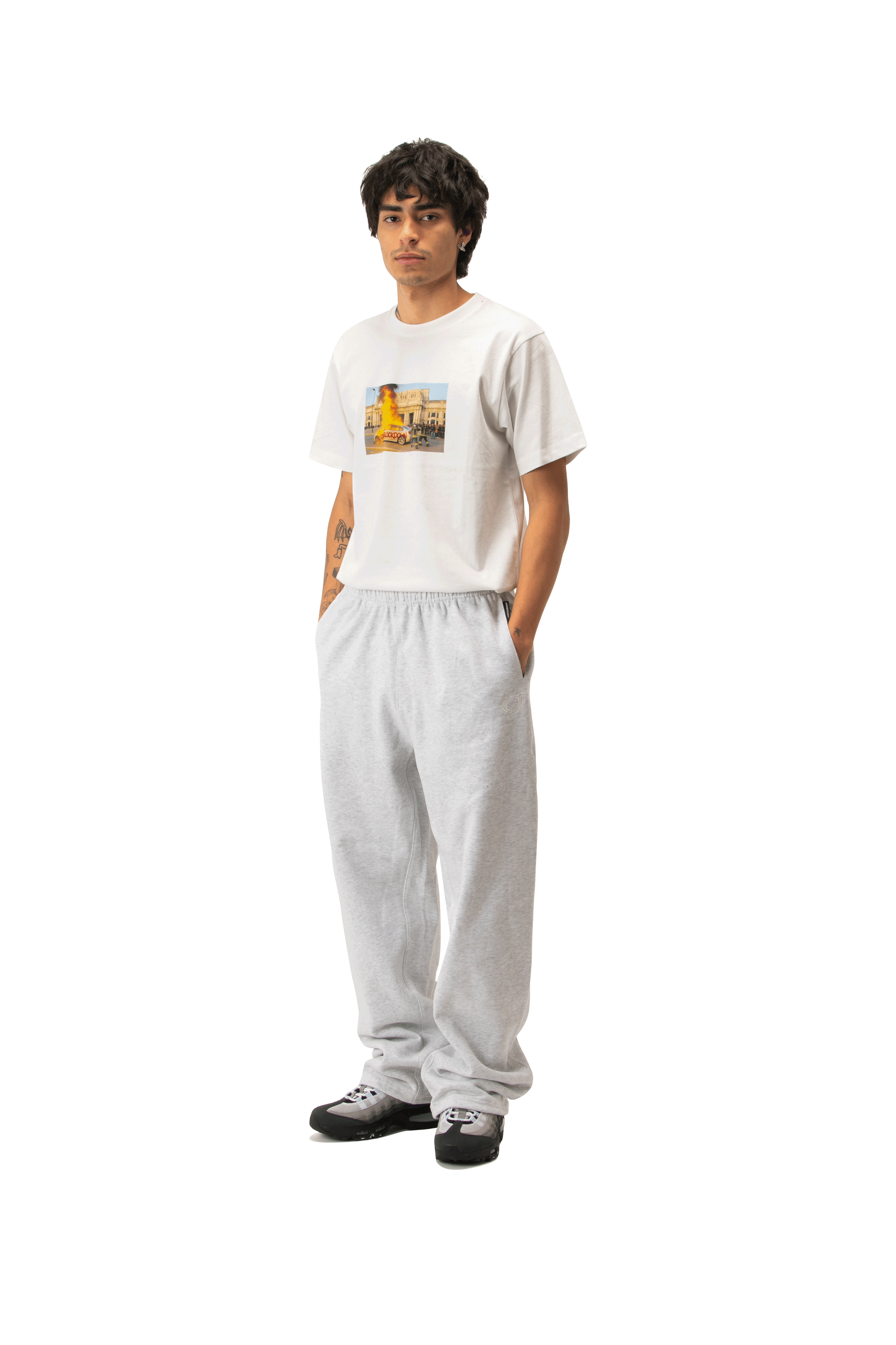 One Block Down Embroidered Straight Leg Sweatpant