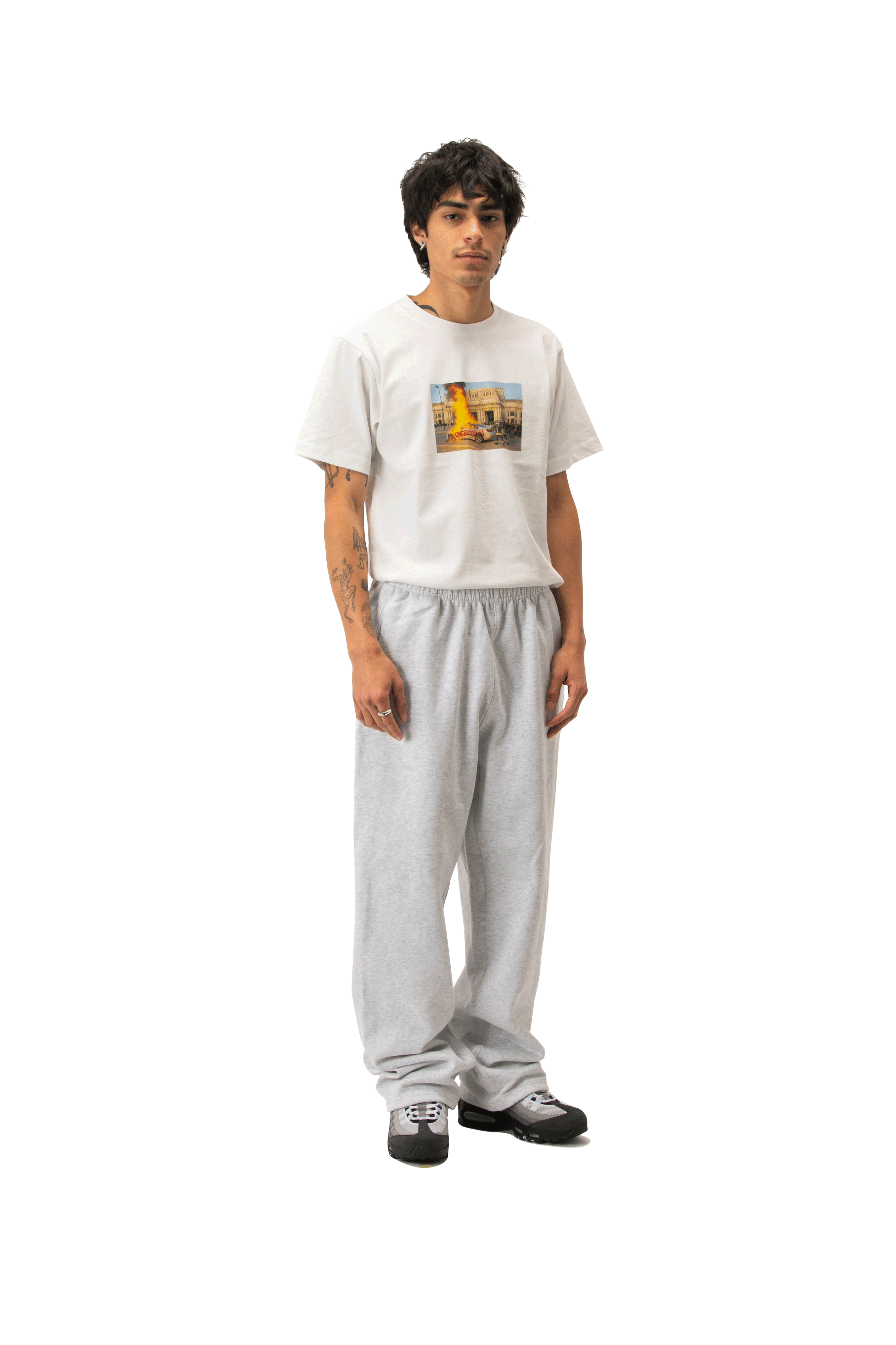 One Block Down Embroidered Straight Leg Sweatpant